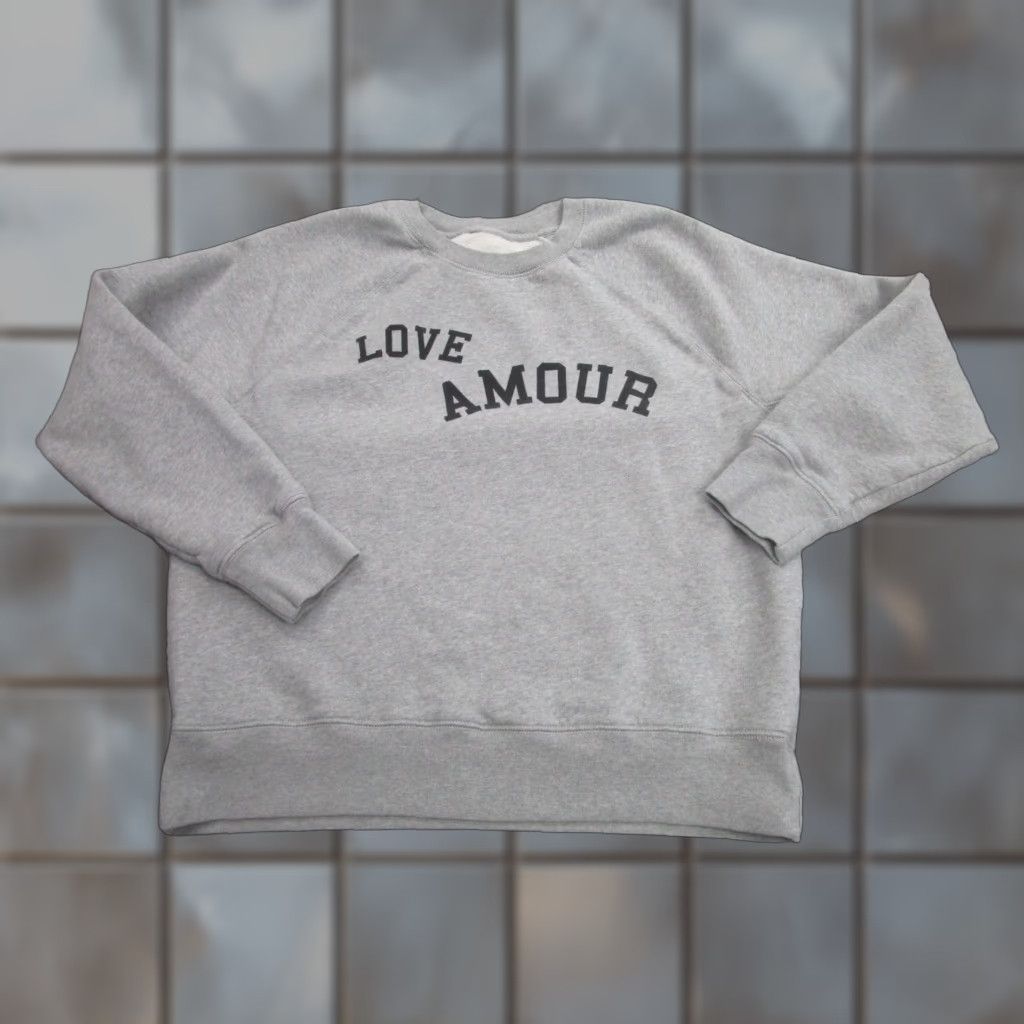 ZADIG & VOLTAIRE Sweatshirt Womens Small Gray Graphic Pullover 