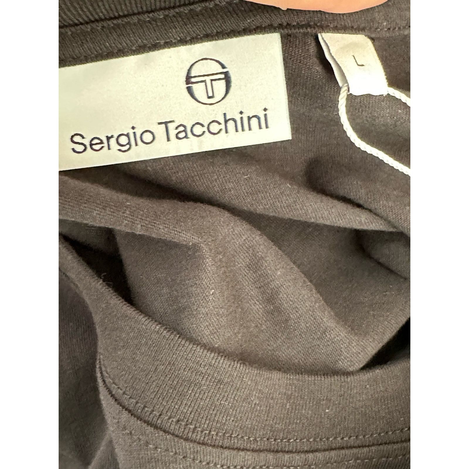 Sergio Tacchini Sergio Tacchini black short sleeves T shirt size Large Size US L / EU 52-54 / 3 - 3 Thumbnail