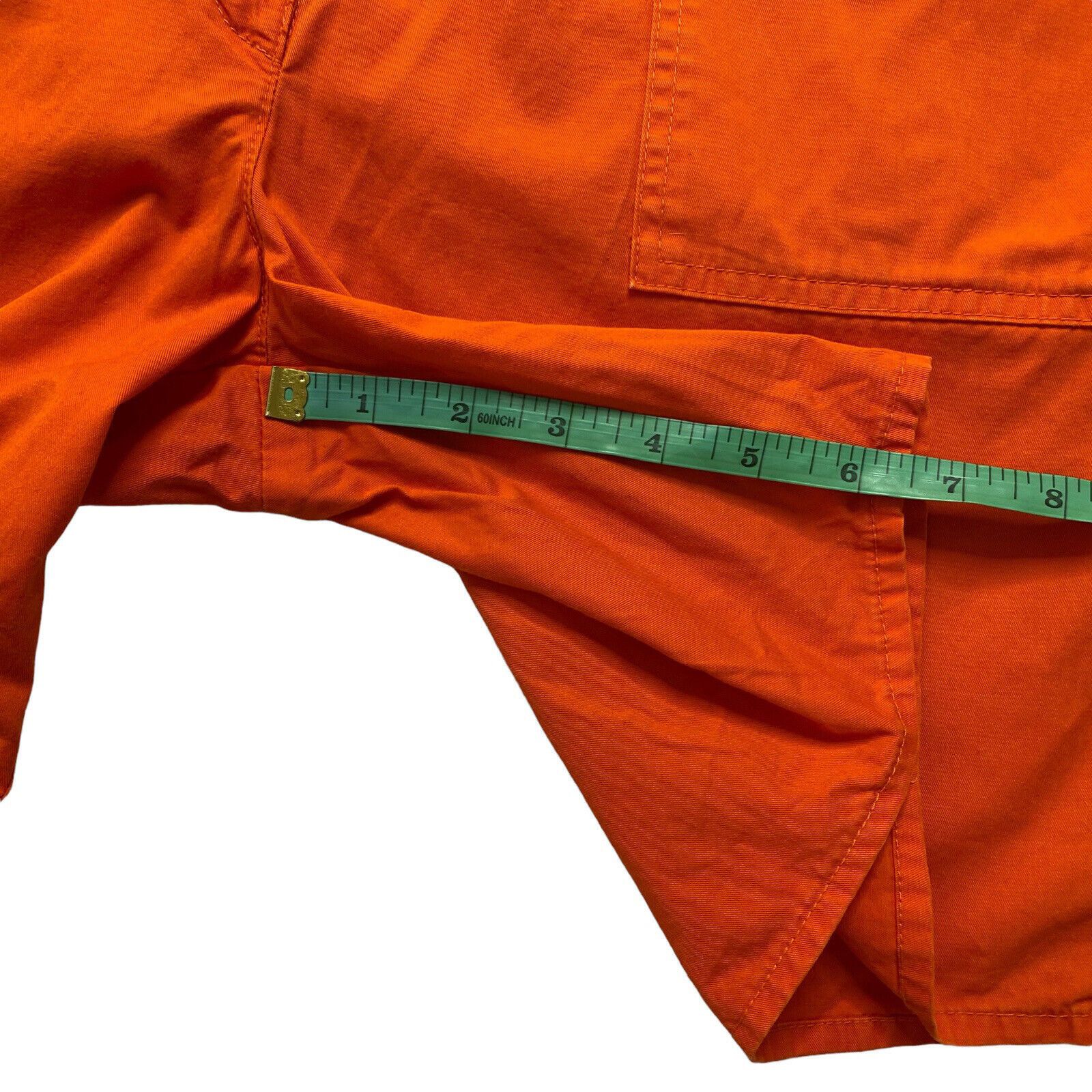 Le Superbe LE SUPERBE Kelly Twill Romper In Neon Orange Size 4 Size 27" / US 4 / IT 40 - 6 Thumbnail