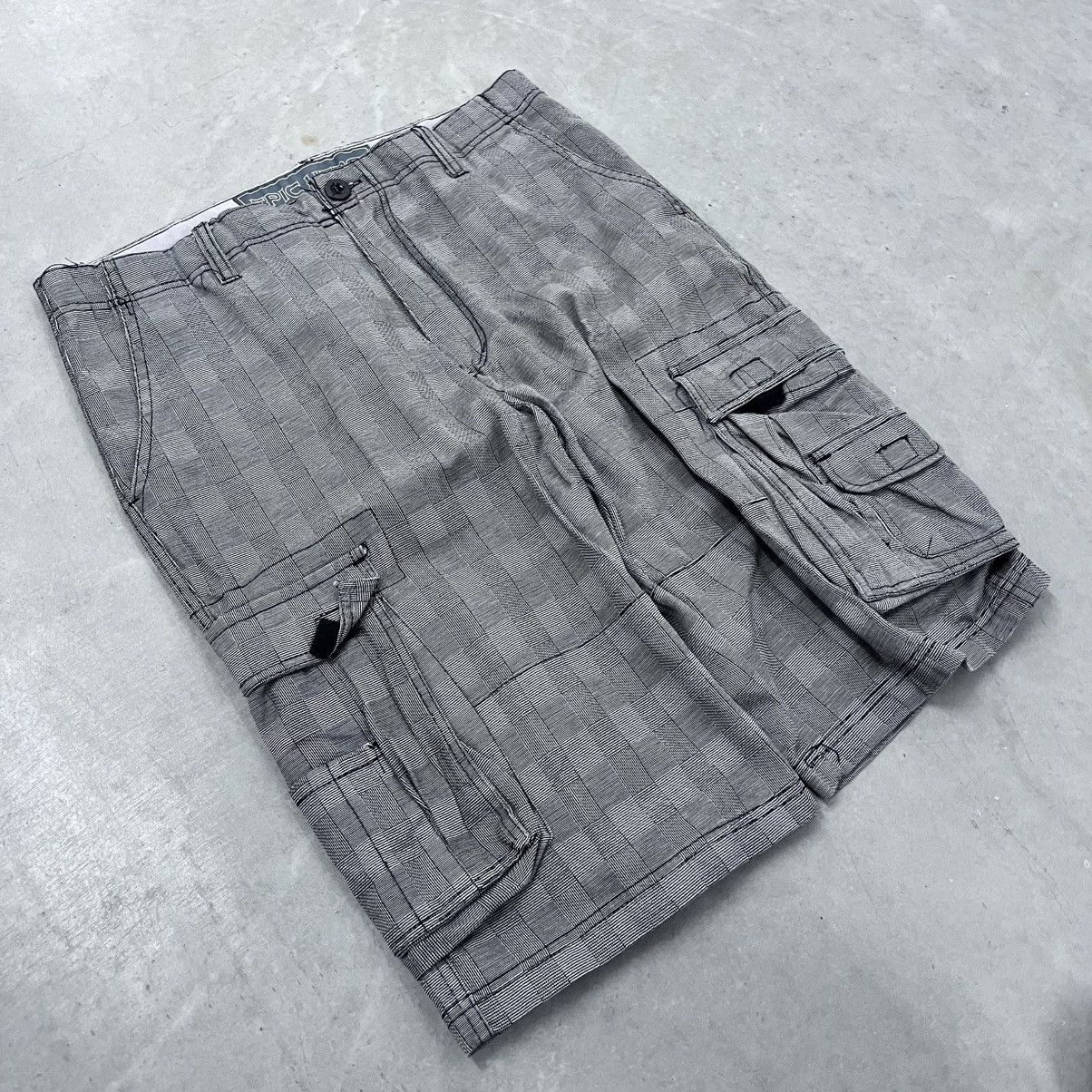 Vintage Crazy Y2K vintage Baggy Epic Hero Cargo Utility Shorts 34 Size US 34 / EU 50 - 3 Thumbnail