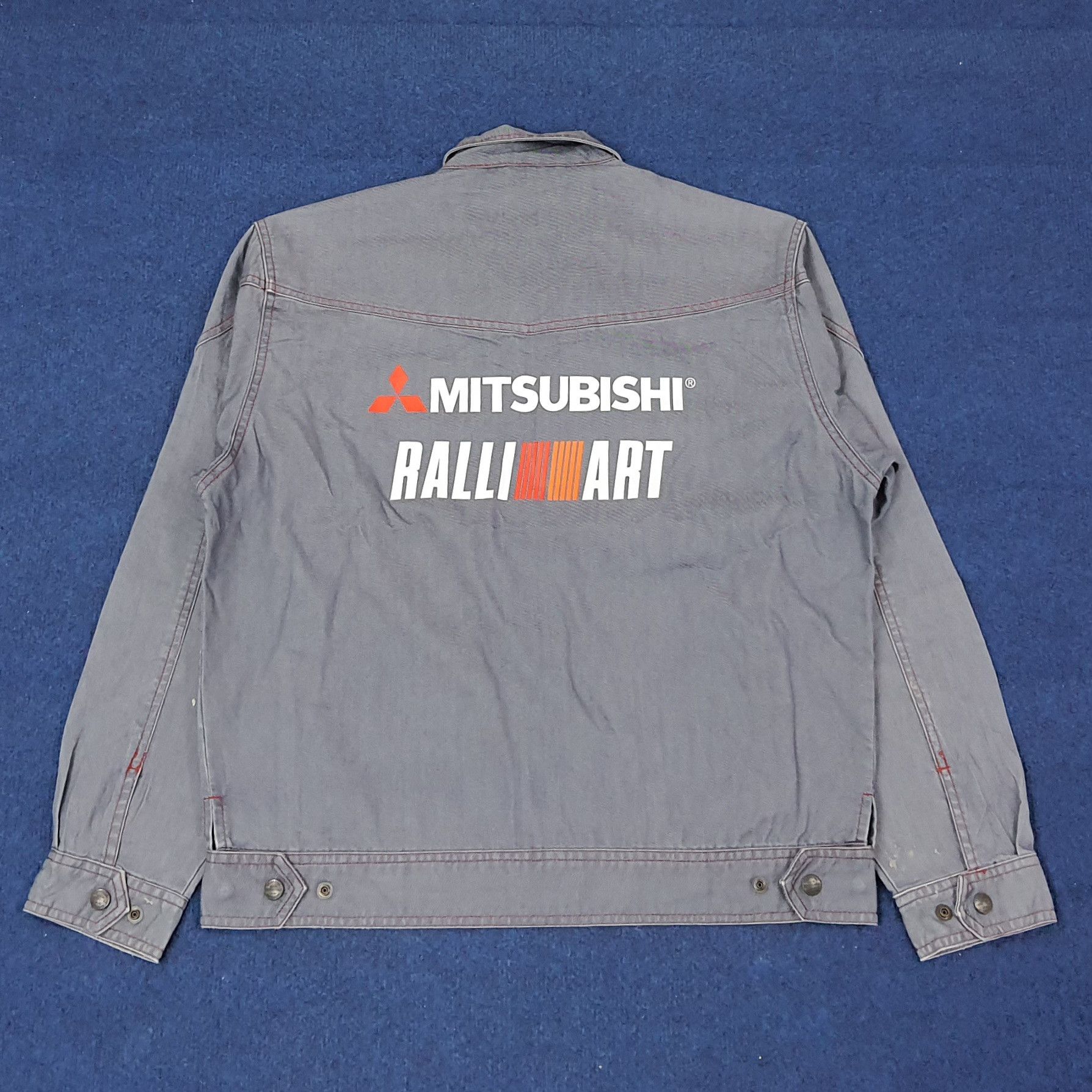 Japanese Brand Vintage Mitsubishi Ralliart Motorsports Racing Jacket C245N4 Size US M / EU 48-50 / 2 - 1 Thumbnail