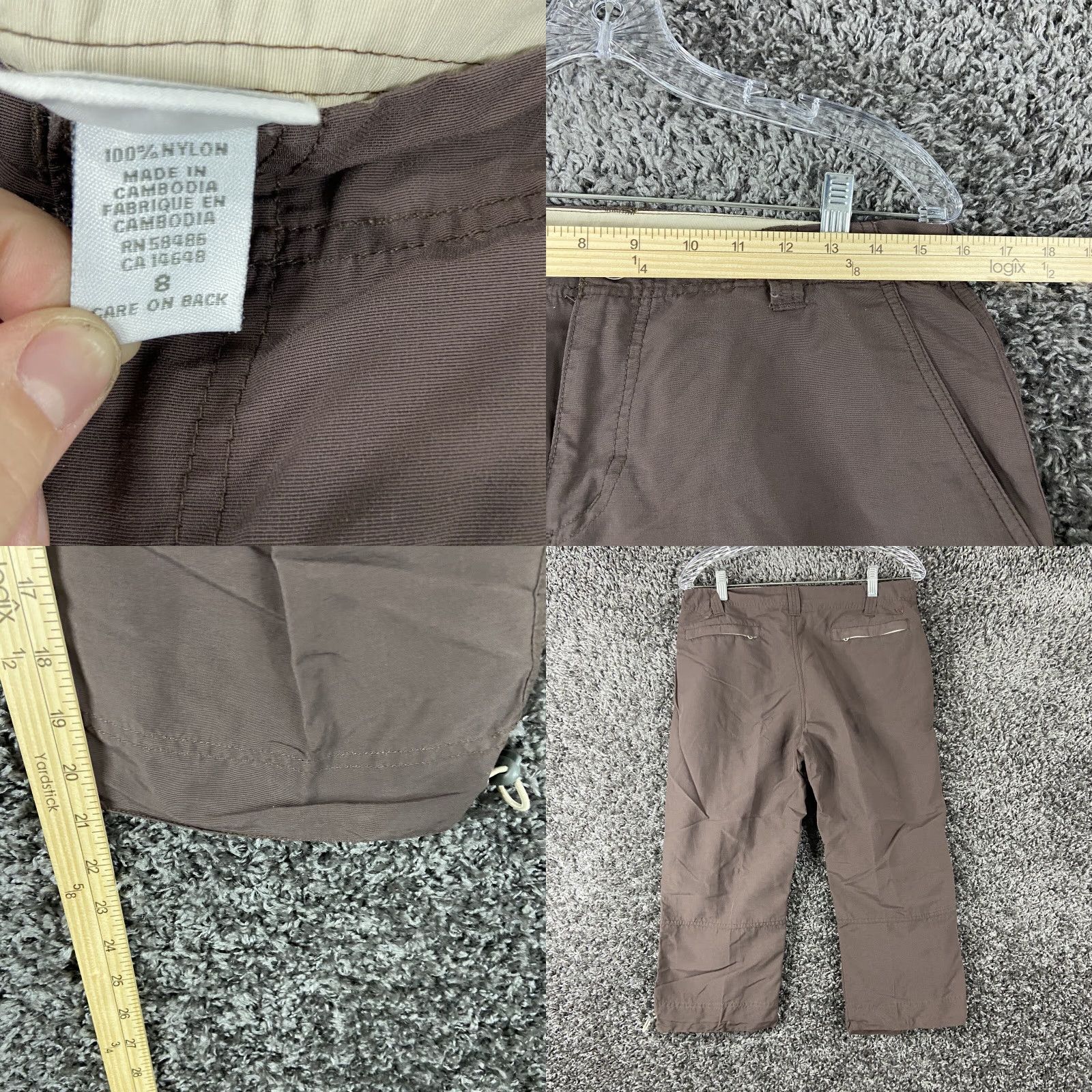 Vintage White Sierra Think Outside Brown Capri Women’s 8 Capri Pants Brown Women 8 Think Outside White Sierra Womens Size ONE SIZE - 8 Thumbnail