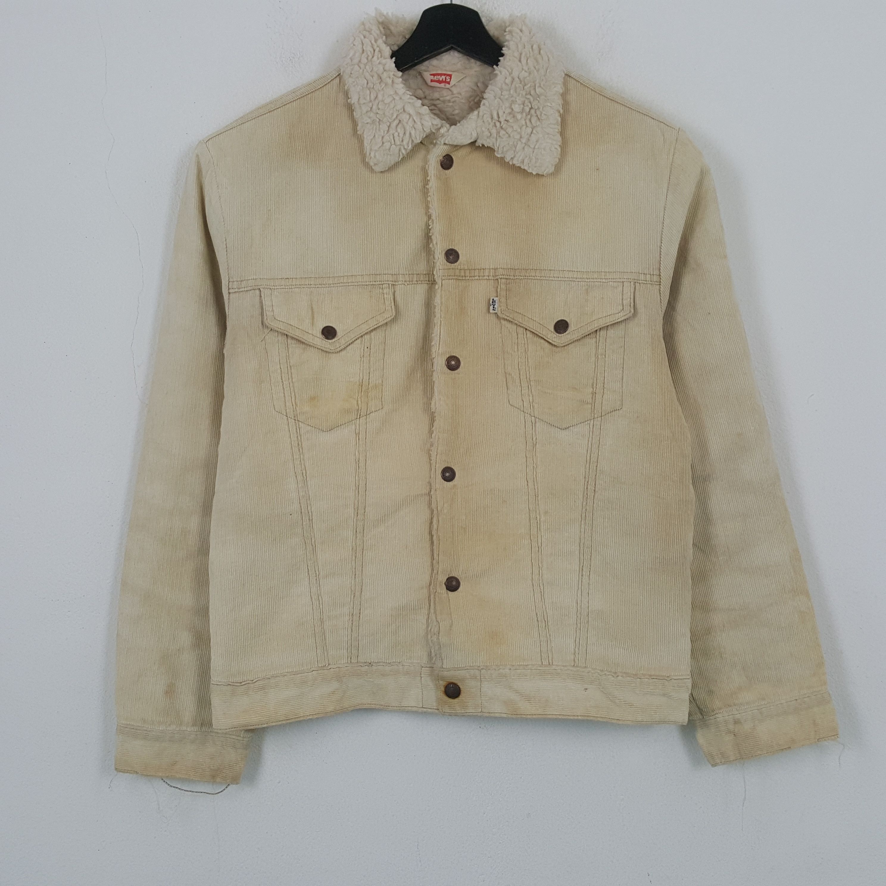 Levi's Levis Corduroy Sherpa Classic Style Jacket RR20 Size US M / EU 48-50 / 2 - 1 Thumbnail