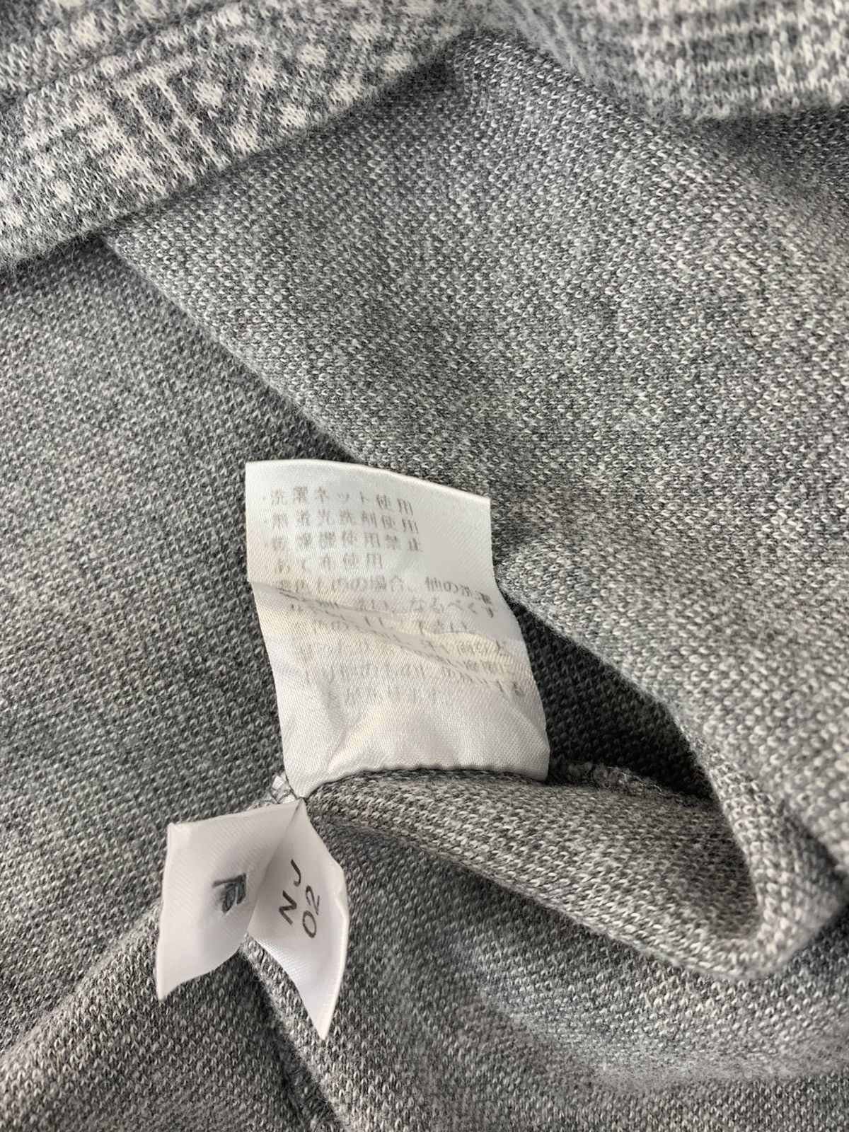 Mila Schon Mila Schon Checked Single Pocket Henley Neck Printed Tee Size US M / EU 48-50 / 2 - 7 Thumbnail