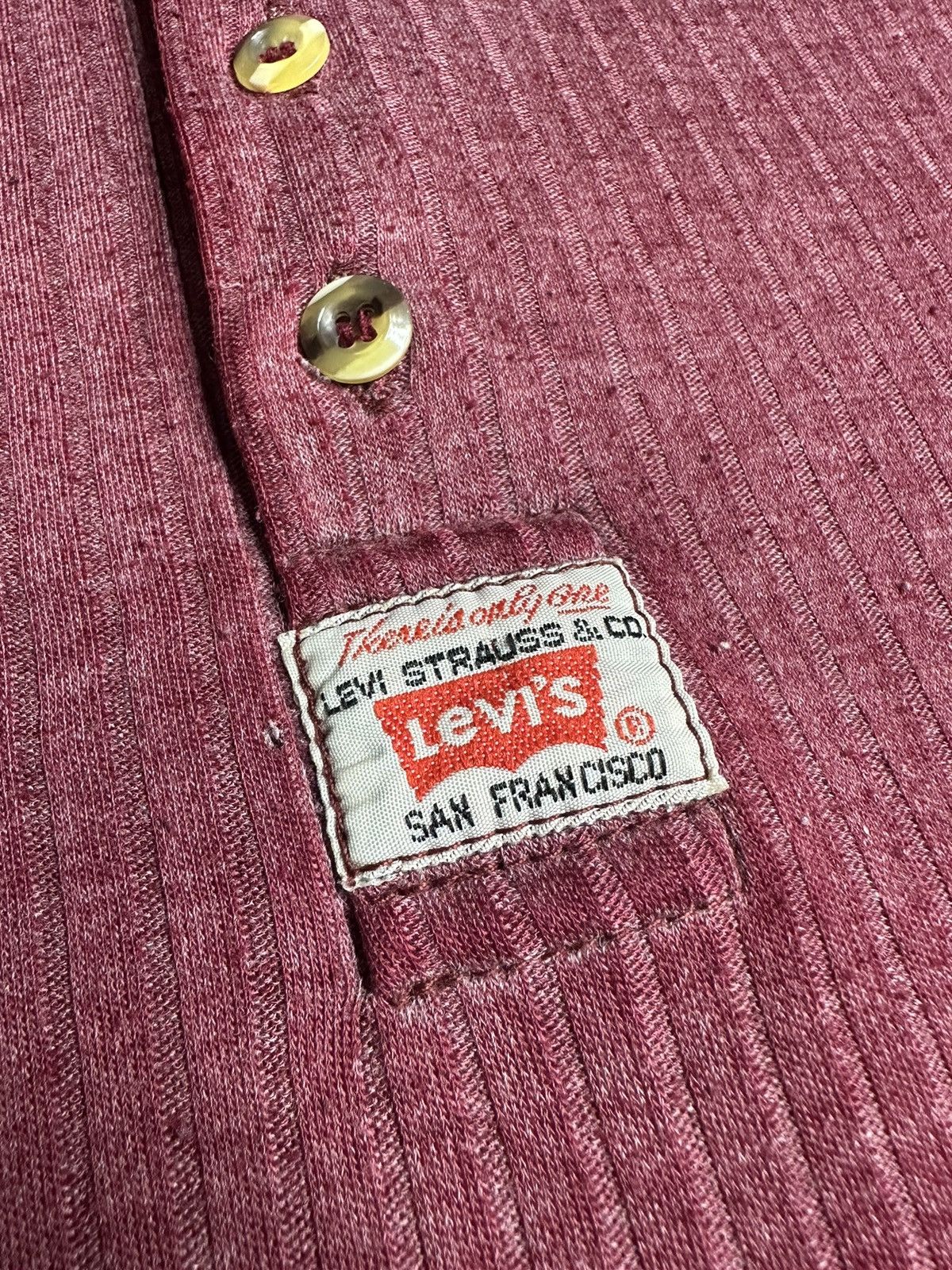 Levi's True Vintage Made in USA Levi’s Levis Polo T-Shirt Size US XL / EU 56 / 4 - 4 Thumbnail