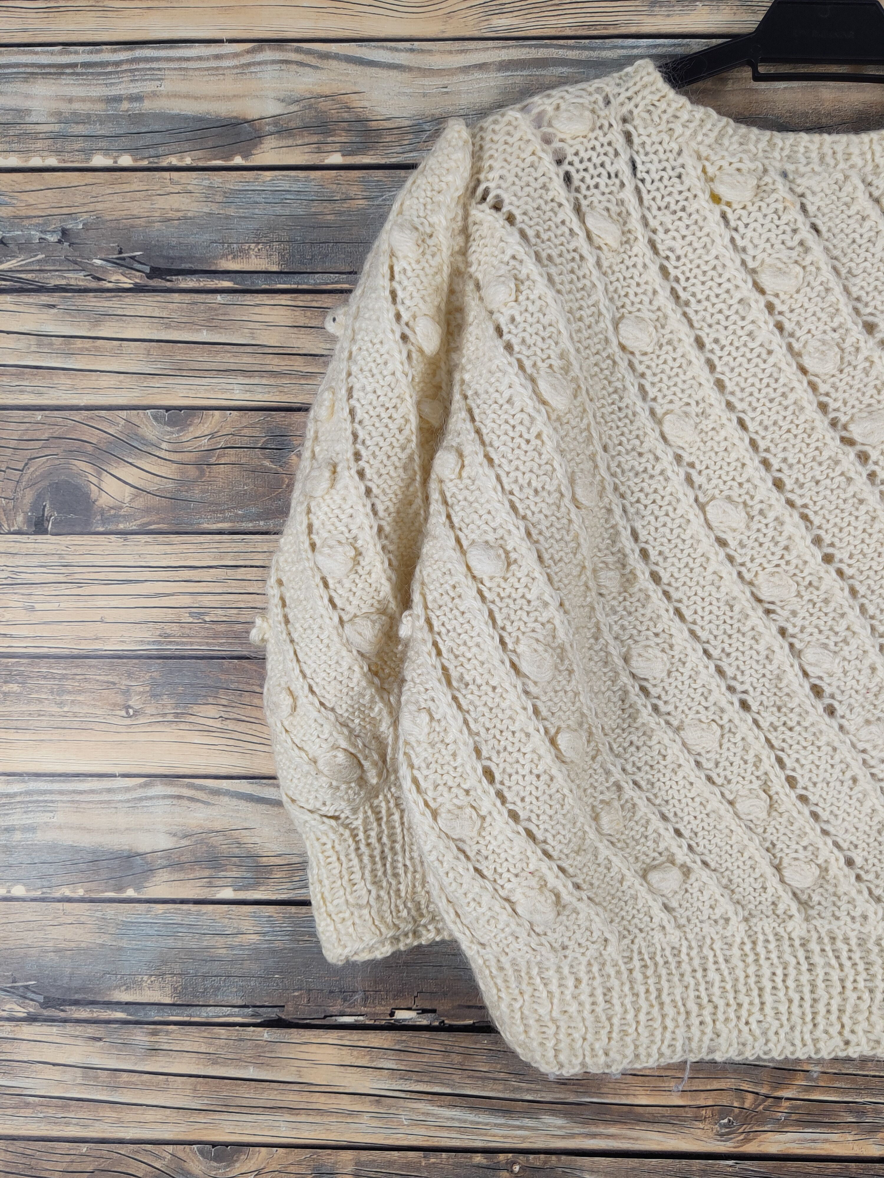 Japanese Brand Japan vintage Yellow Knitwear Cardigan #W1676 Size XS / US 0-2 / IT 36-38 - 8 Thumbnail