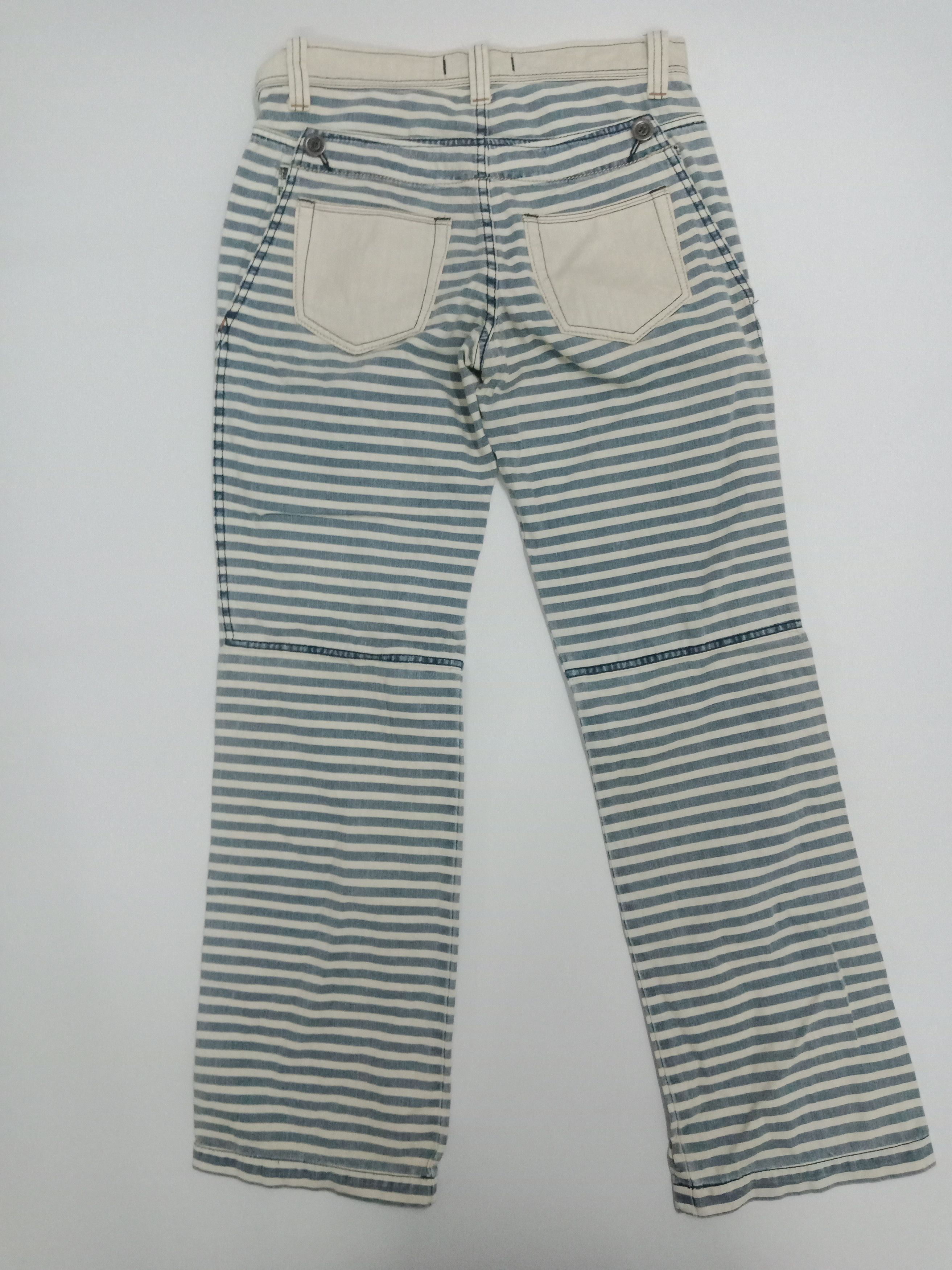 Japanese Brand Cube Sugar Prisoner Stripes Pants #P1 Size US 31 - 2 Thumbnail