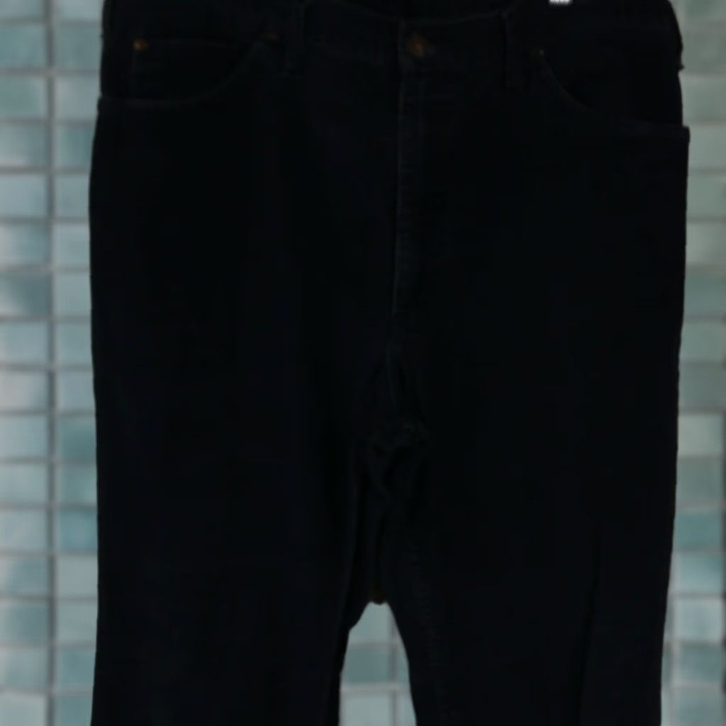 JCPenney JC Penney Men Jeans 36X30 Straight Blue Denim Flat Front Mid Rise 5-Pocket Regular Stretch Button Closure Size US 36 / EU 52 - 1 Thumbnail