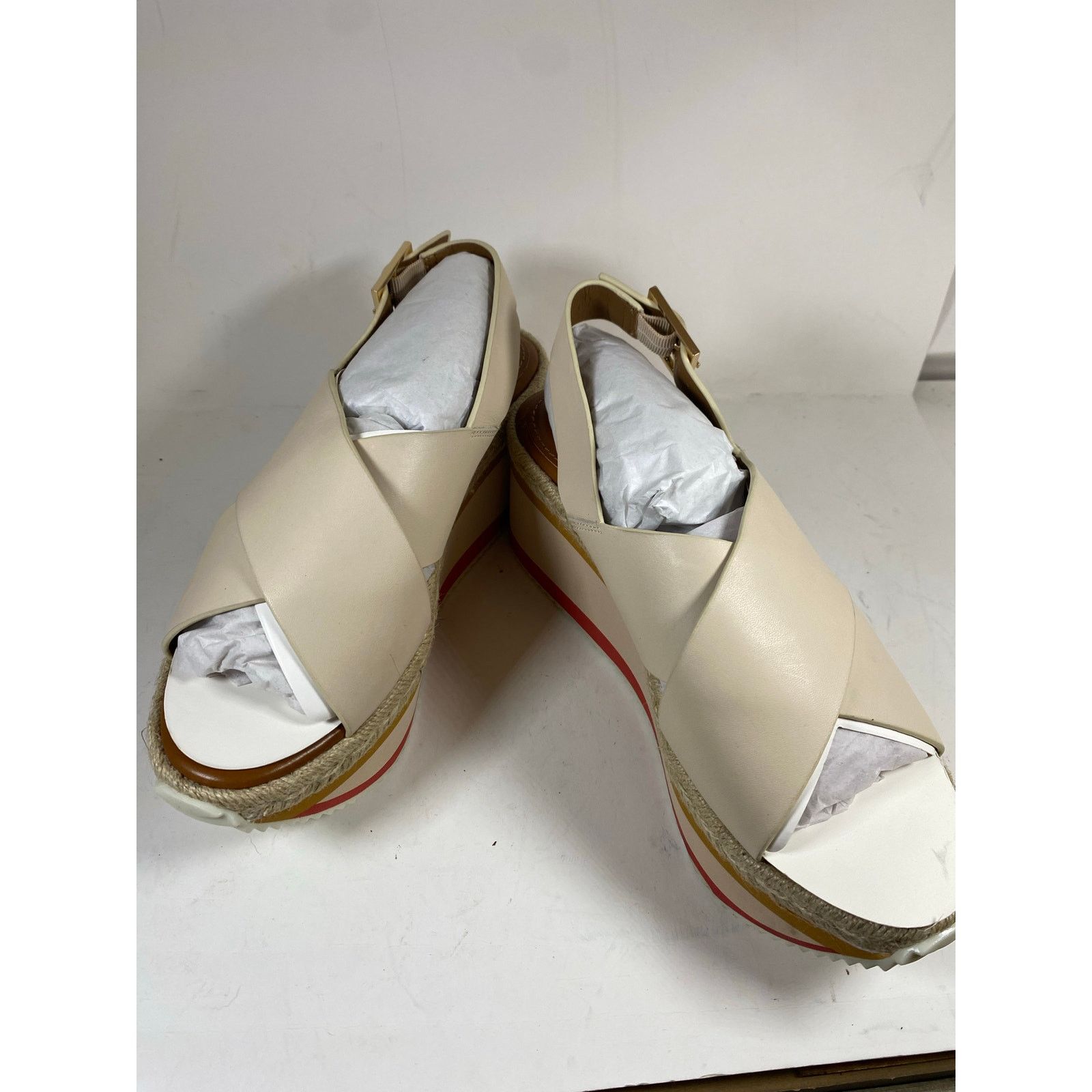 Other Enzo Angiolini Eva Wedge Sandals NWT 9W Size US 9 / IT 39 - 2 Thumbnail
