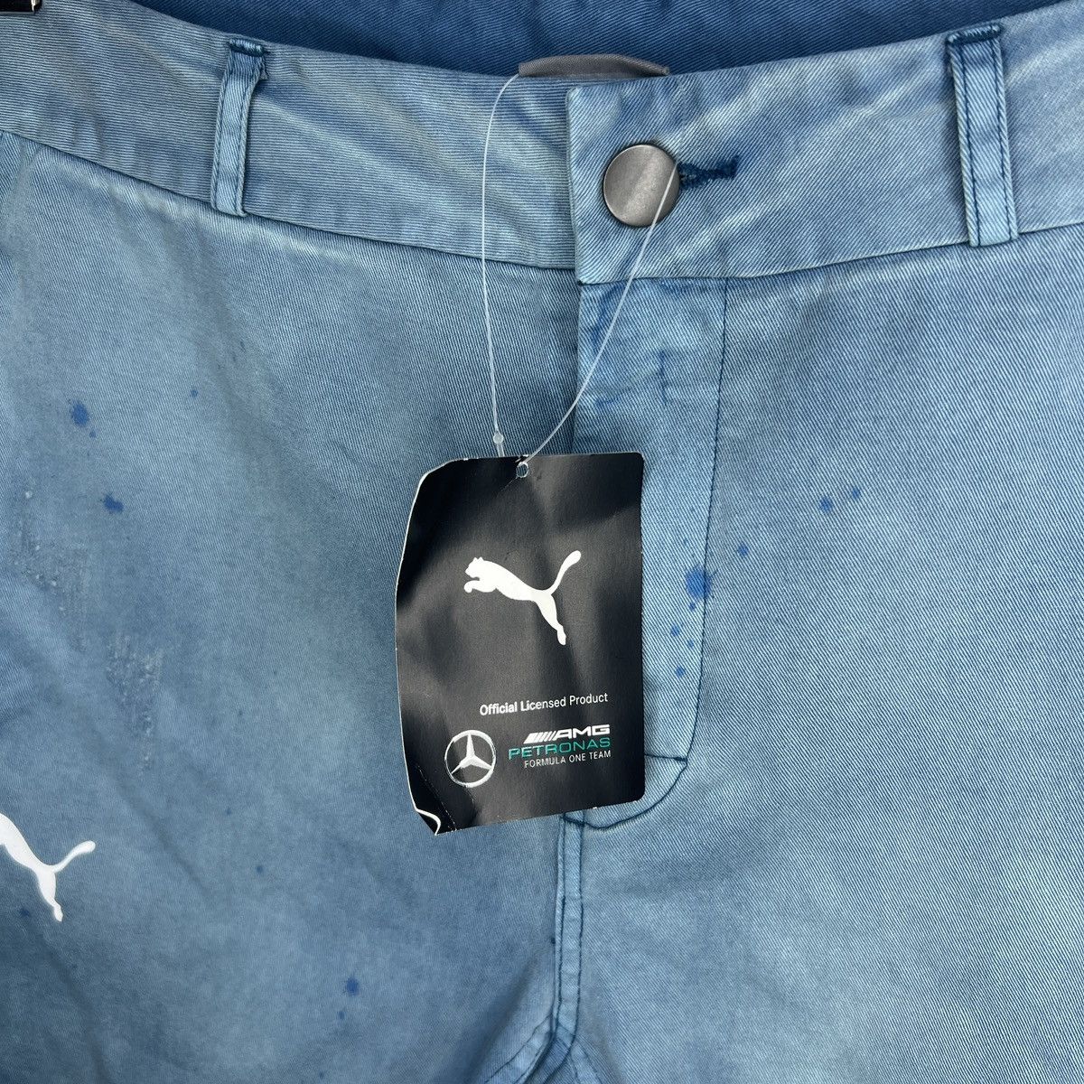 Mercedes-Benz × Puma × Vintage Puma x Mercedes AMG Petronas Formula 1 Racing Shorts Blue Size US 32 / EU 48 - 4 Thumbnail
