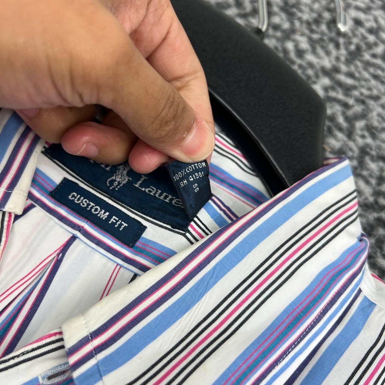 Ralph Lauren Ralph Lauren Button Down Shirt Men 17 XL Custom Fit Striped Size US XL / EU 56 / 4 - 6 Thumbnail
