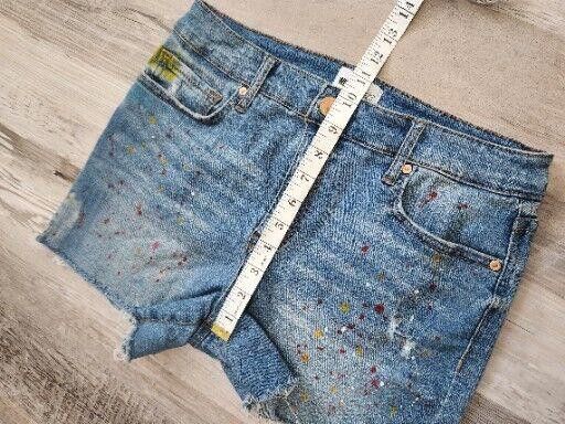 William Rast William Rast Jean Shorts 29 High Rise Short Paint Size 29" - 5 Thumbnail