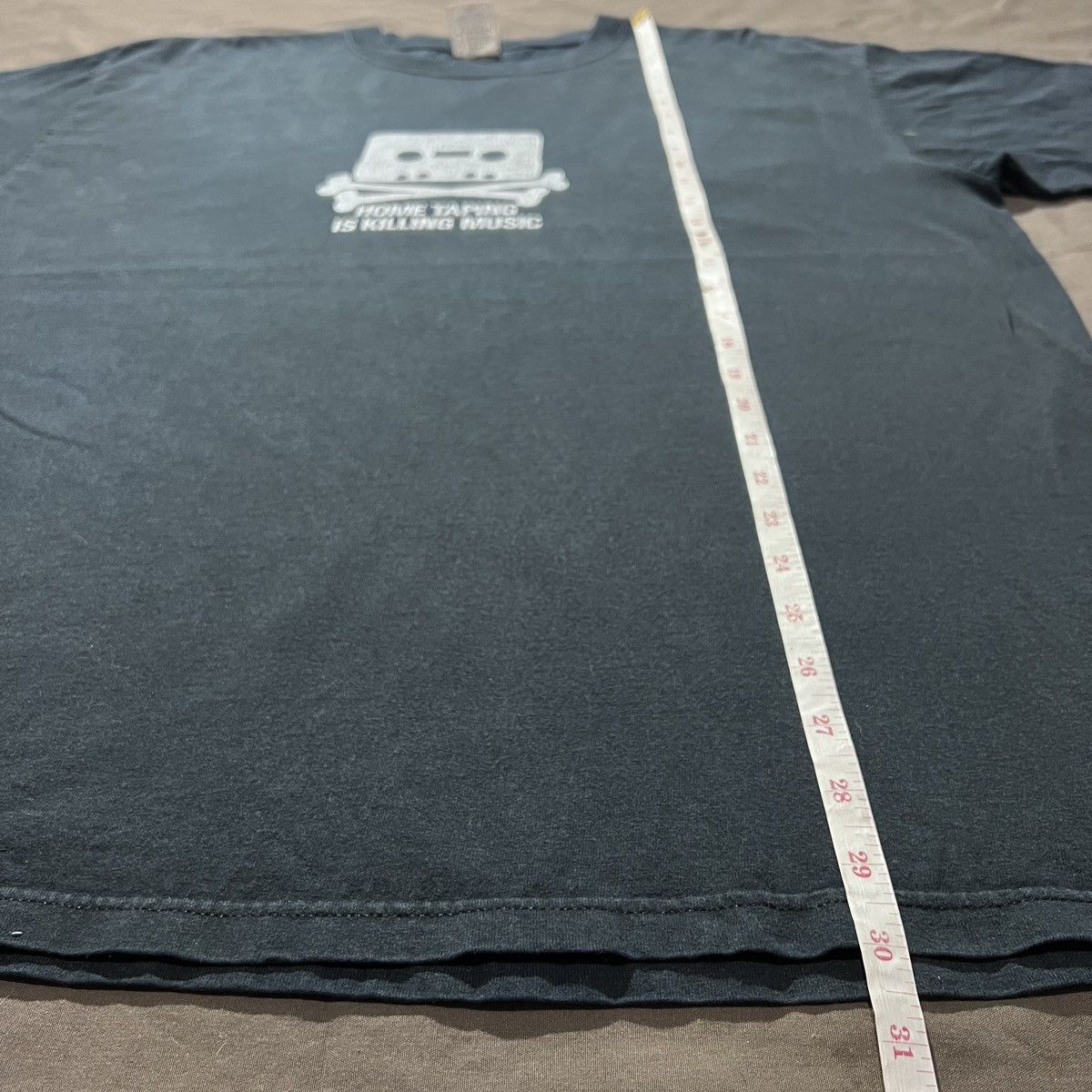 Band Tees Vintage Y2K Home Taping Is Killing Music Tee XL Faded Skate Size US XL / EU 56 / 4 - 6 Thumbnail