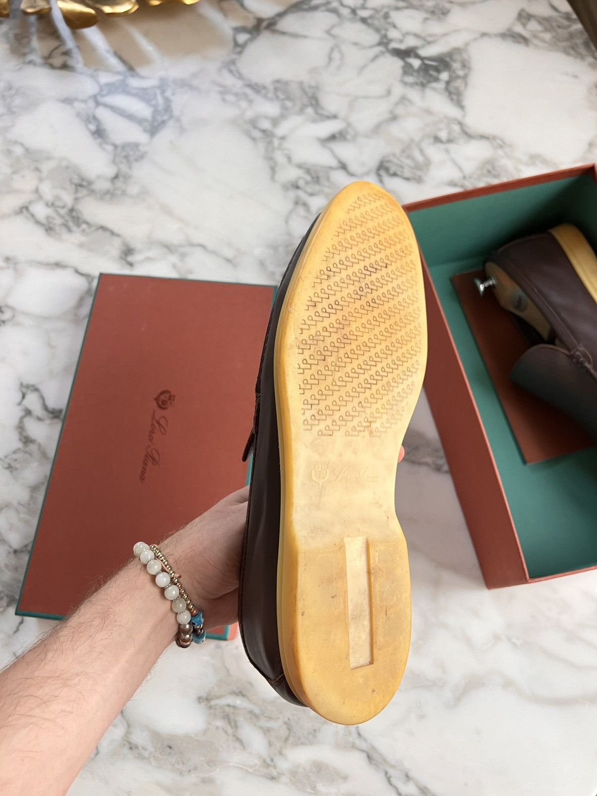 Loro Piana SUMMER WALK CALFSKIN LEATHER Size US 11 / EU 44 - 7 Thumbnail