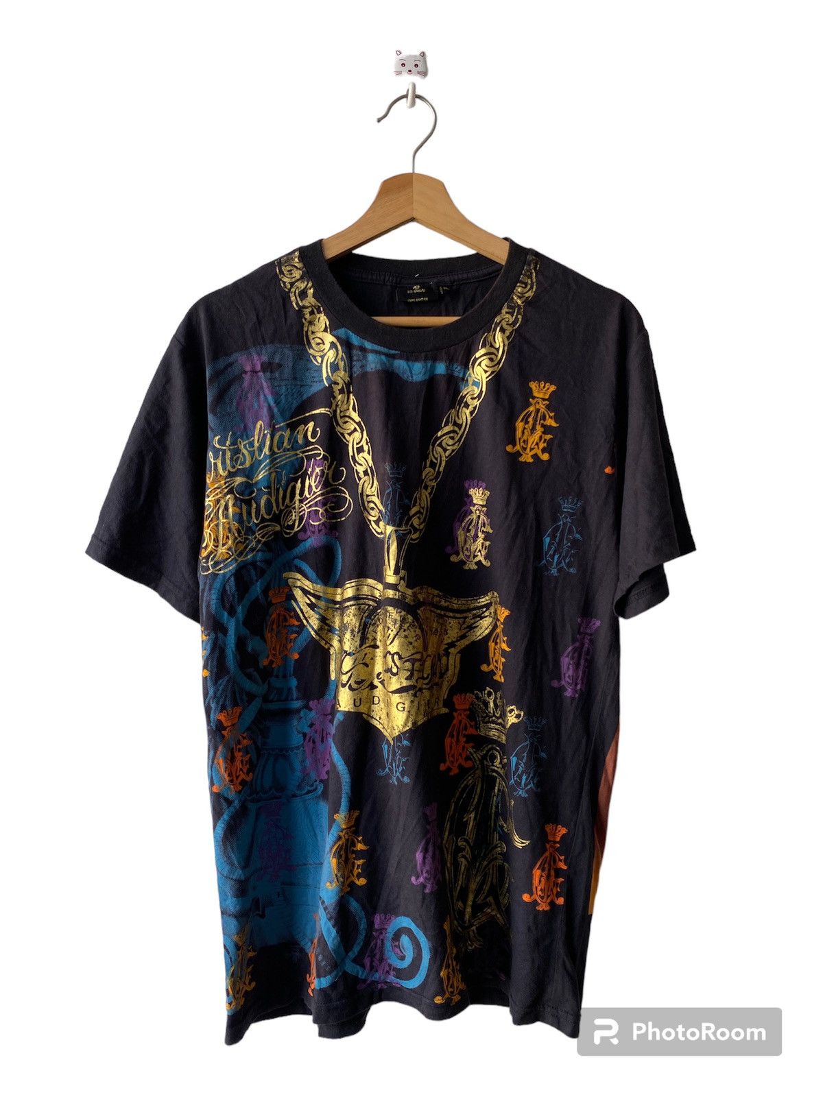 Christian Audigier × Ed Hardy Christian Audigier Fullprint Design Chain Skull Tee Size US M / EU 48-50 / 2 - 1 Thumbnail