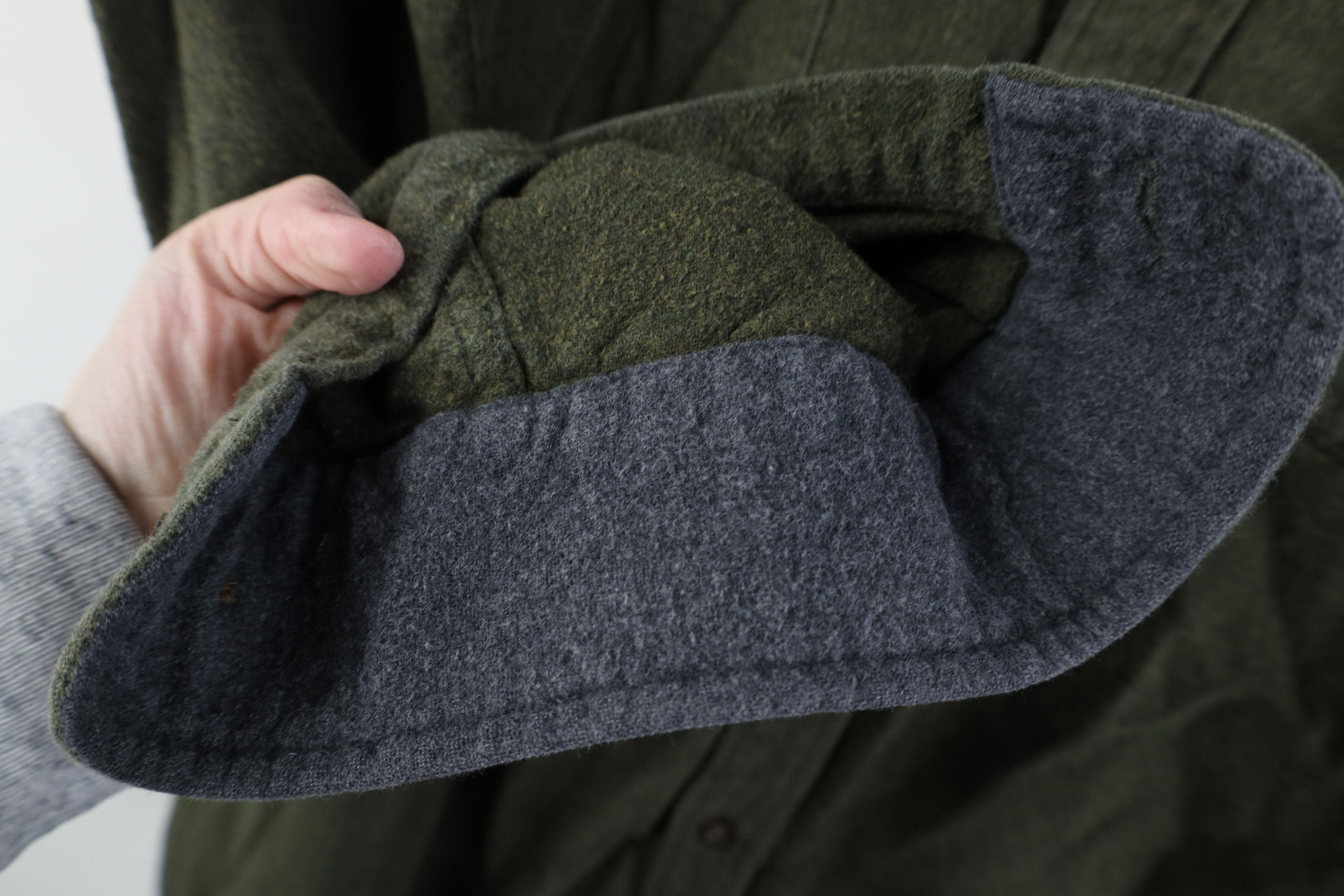 Vintage Vintage 90s Streetwear Chamois Cloth Button Shirt Green Size US XL / EU 56 / 4 - 7 Thumbnail