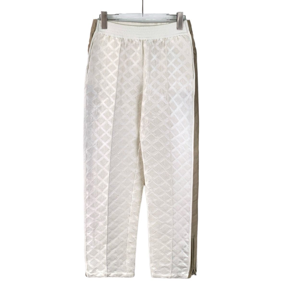 Chanel Chanel Diamond Check Zipper Design Casual Sports Pants K26WX Size 26" / US 2 / IT 38 - 1 Thumbnail
