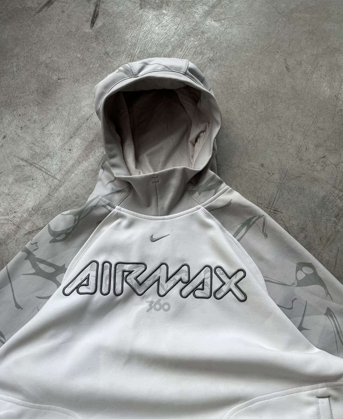 Nike Rare Nike Air Max 360 Baggy Hoodie Y2K 00s Size US L / EU 52-54 / 3 - 2 Thumbnail