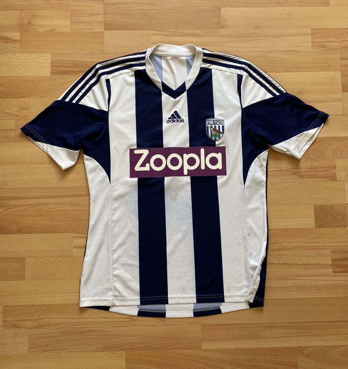 Adidas West Bromwich Albion 2013/2014 Home Football Shirt Adidas L Size US L / EU 52-54 / 3 - 1 Thumbnail