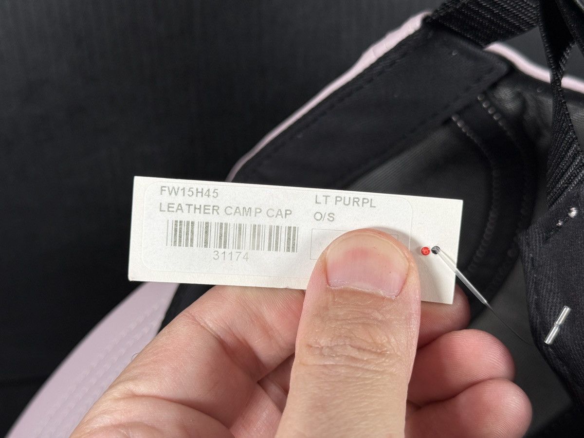 Supreme SUPREME FW15 LEATHER 5-PANEL CAMP CAP LIGHT PURPLE BNWT Size ONE SIZE - 6 Thumbnail
