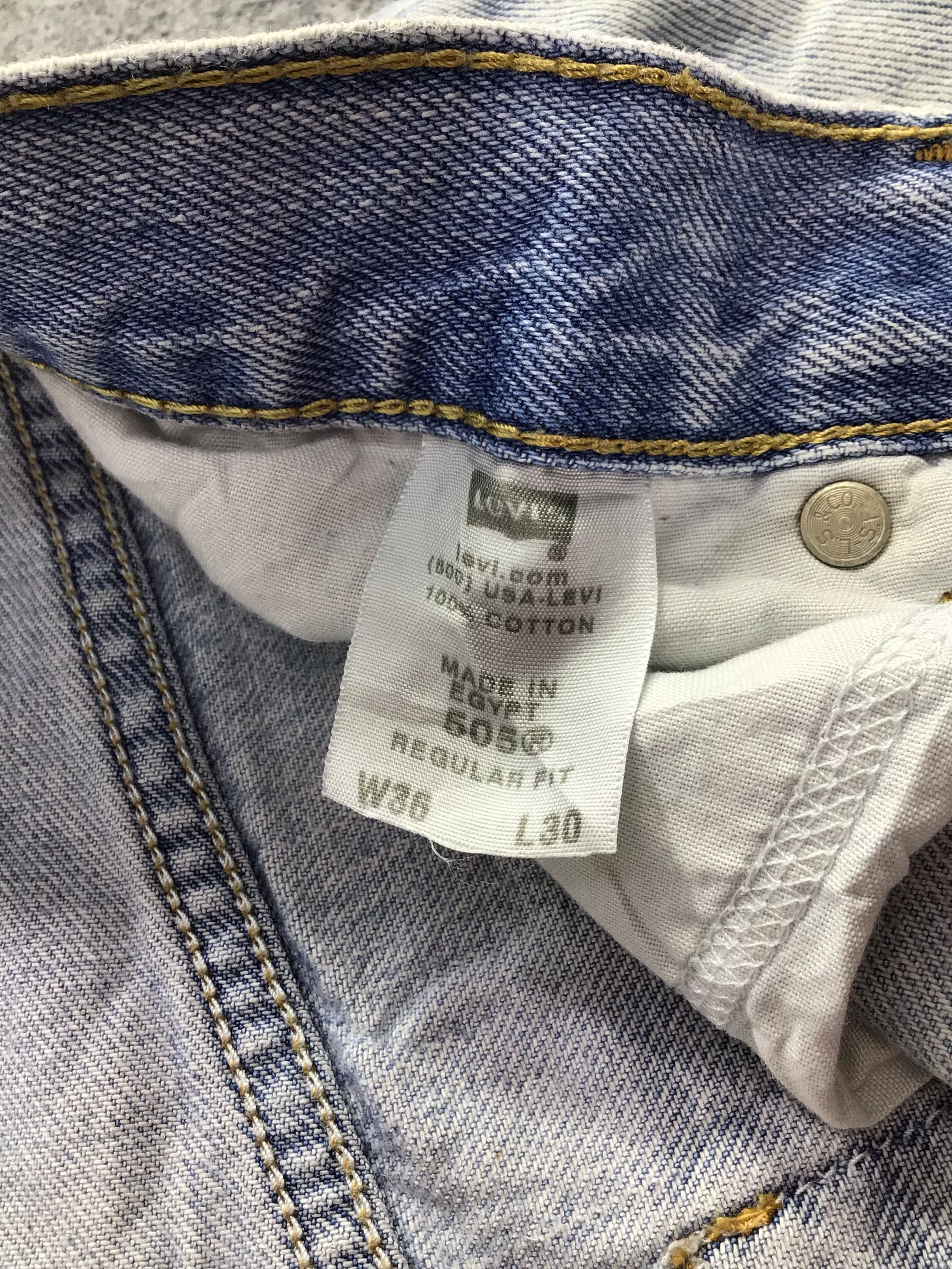 Levi's Vintage Levis 505 Jeans-J912 Size US 36 / EU 52 - 10 Thumbnail