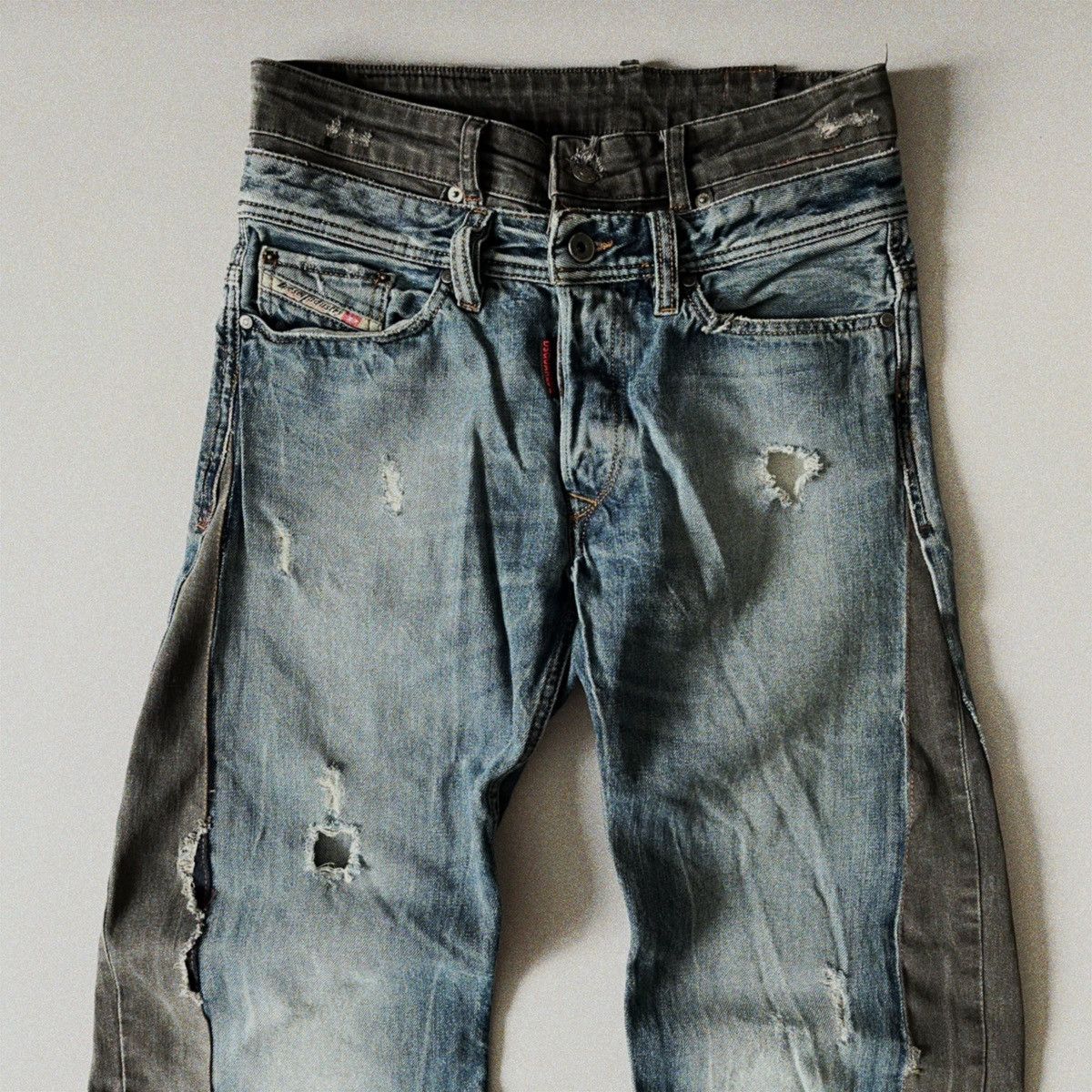 Diesel Rare 1/1 Hybrid Rebuilt Diesel x Dsquared2 Jeans Size US 30 / EU 46 - 4 Thumbnail