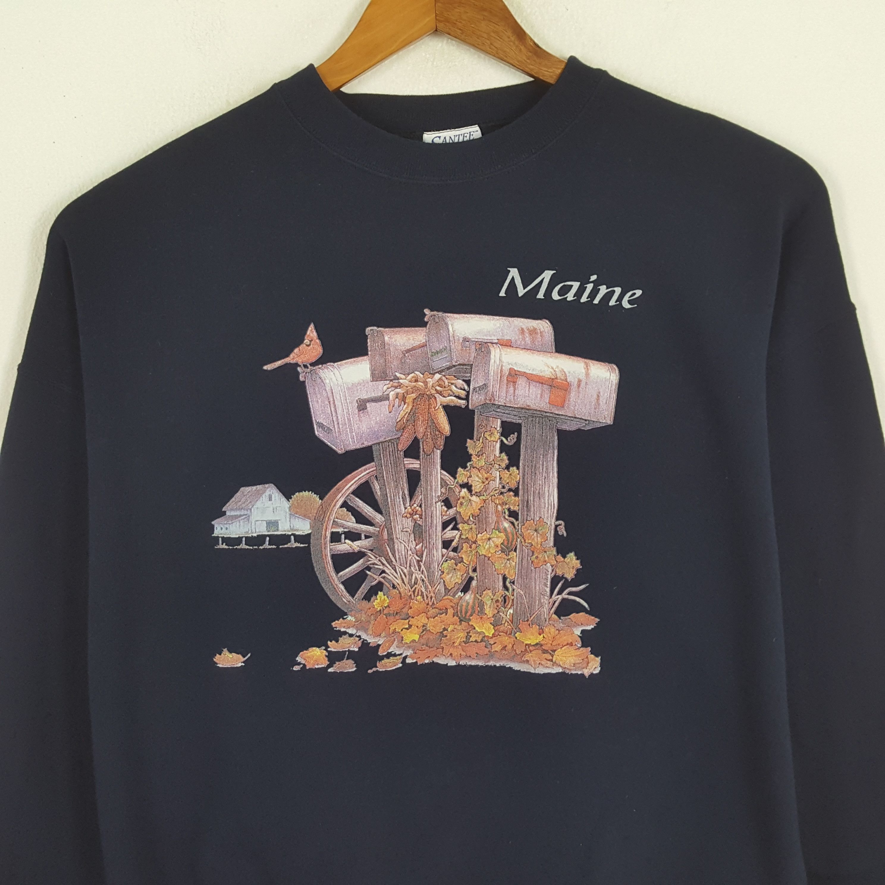 Vintage Vintage MAINE ART Streetwear Skateboard Promo Sweatshirts Size US XXL / EU 58 / 5 - 2 Thumbnail