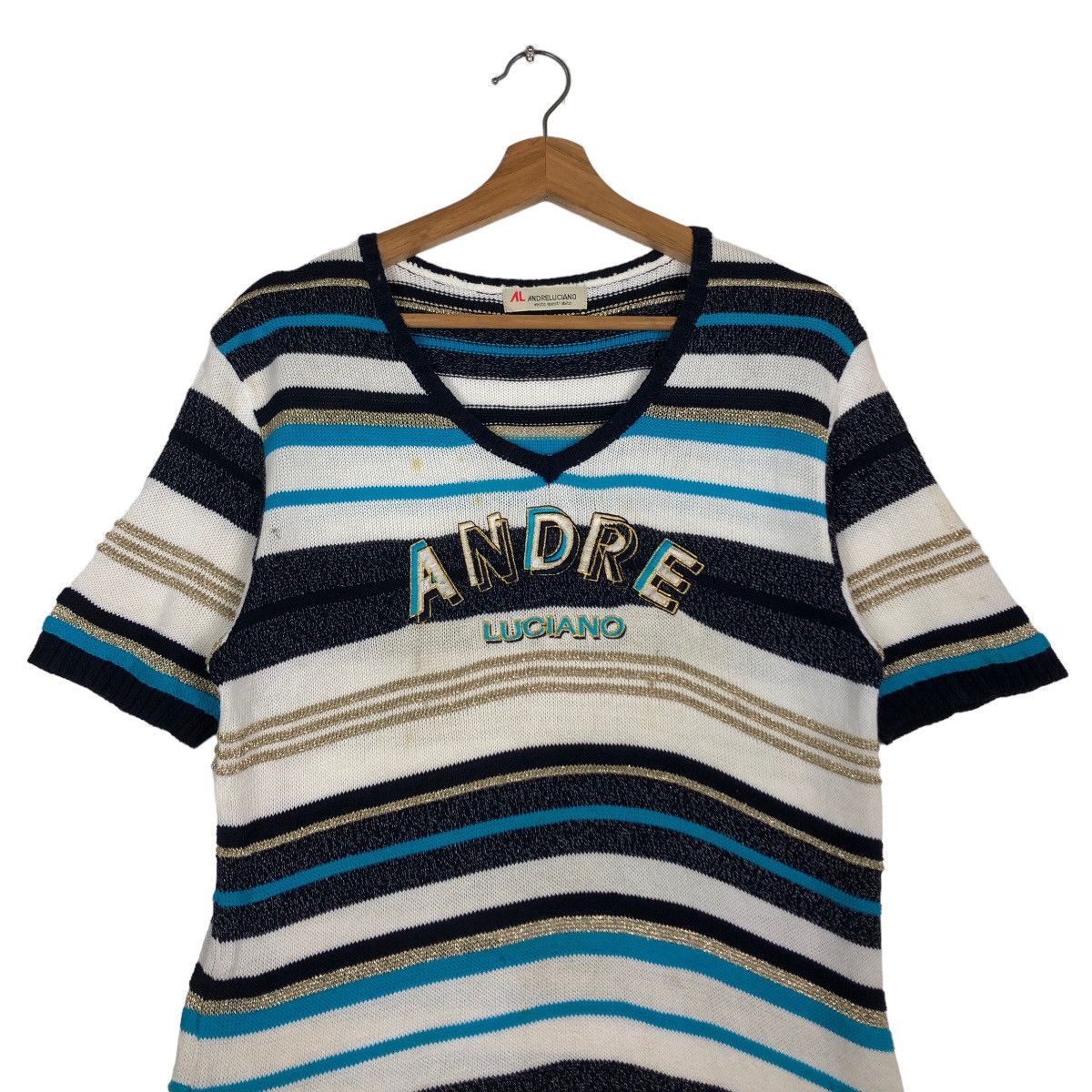 Japanese Brand 🔥90’s Knit Sweatshirt Andreluciano Japan Issey Miyake Size US M / EU 48-50 / 2 - 2 Thumbnail