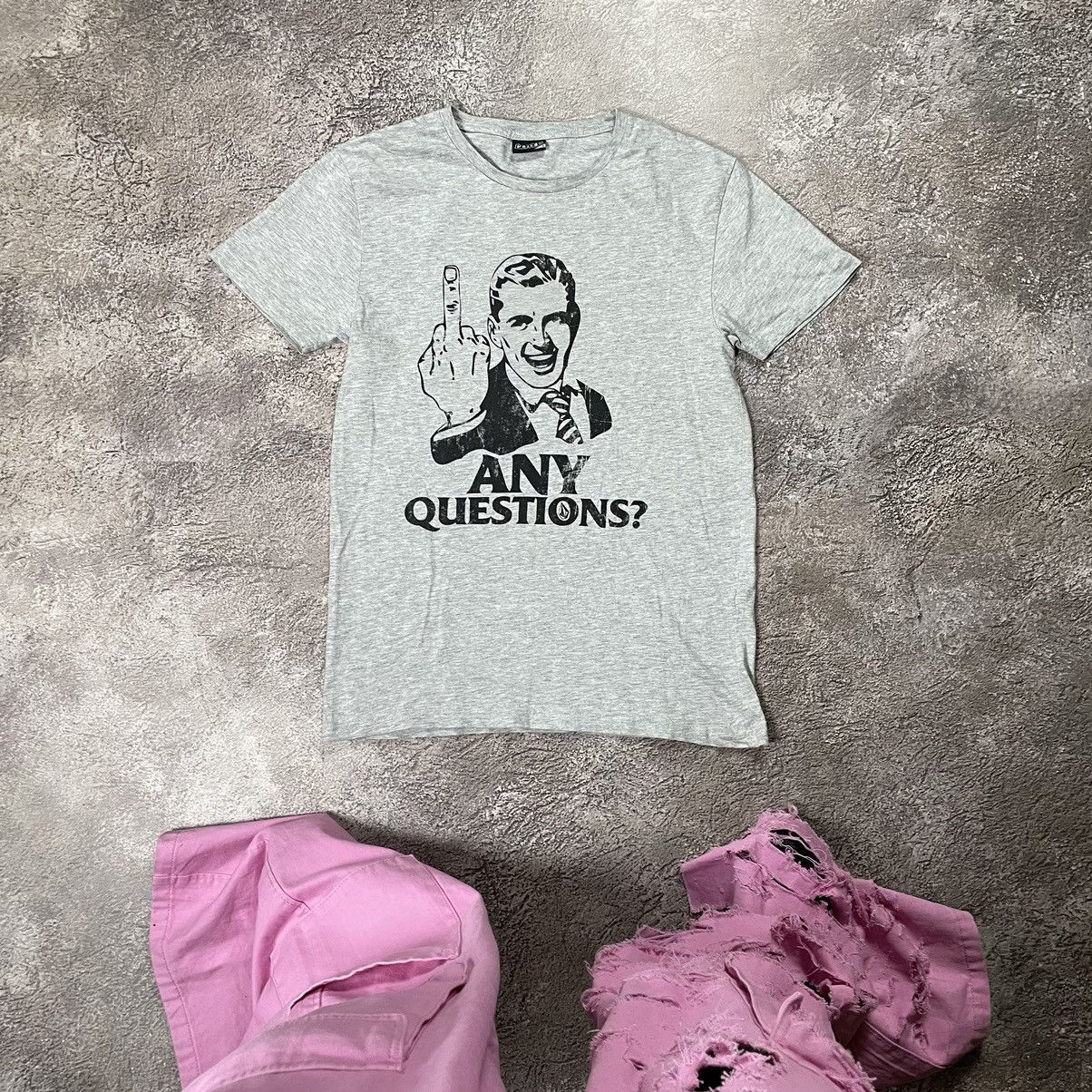 Vintage Vintage Y2K Graphic Tee Sun Faded Funny Middle Finger Street Size US S / EU 44-46 / 1 - 1 Thumbnail