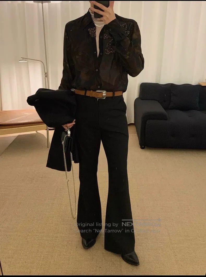 Dries Van Noten Dries Van Noten Heavy-Detailed Embroidered Beaded Shirt Size US S / EU 44-46 / 1 - 6 Thumbnail