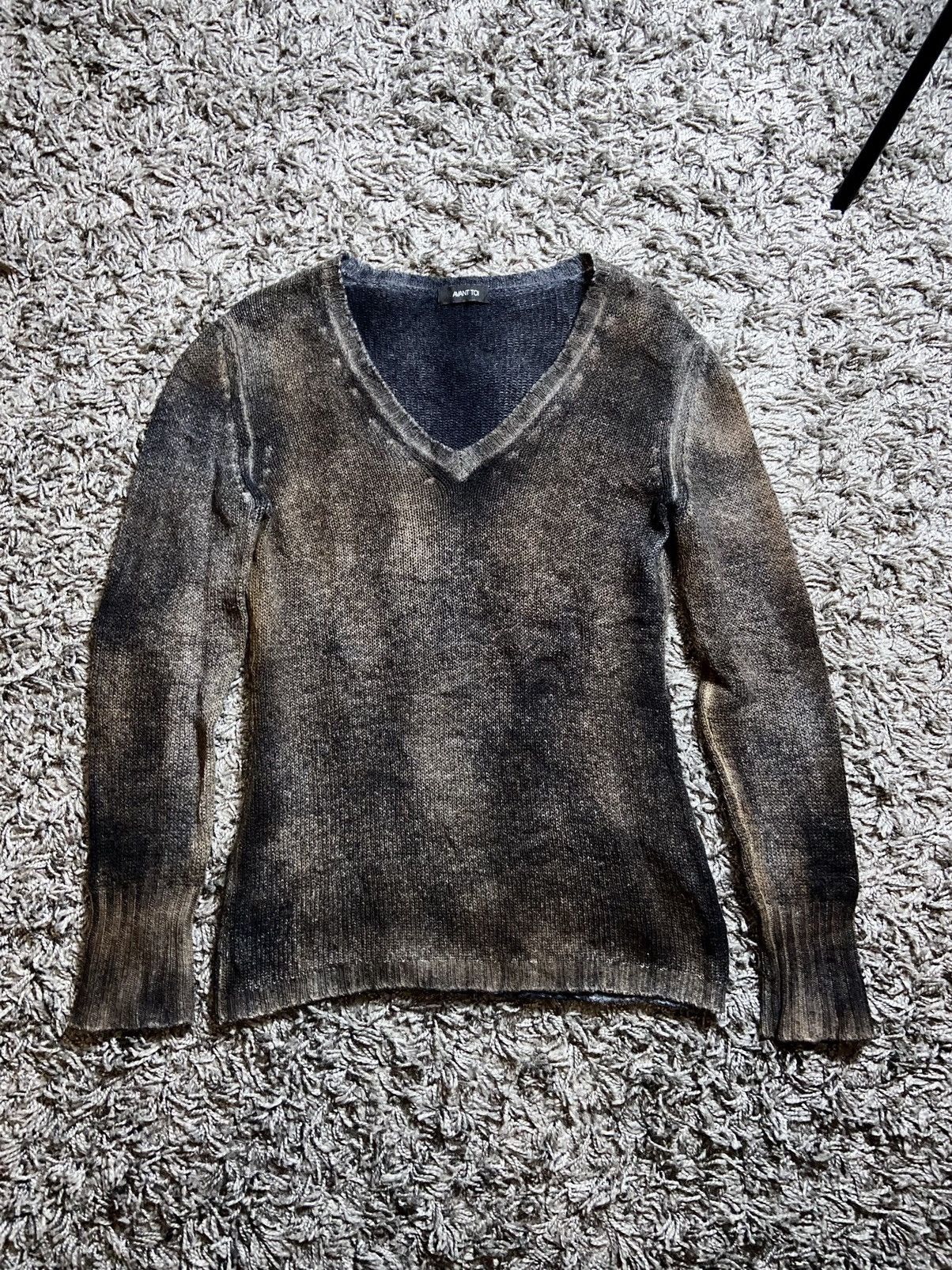 Avant Toi × Vintage AVANT TOI RARE 100% CASHMERE AVANT GARDE SWEATER Size L / US 10 / IT 46 - 1 Thumbnail