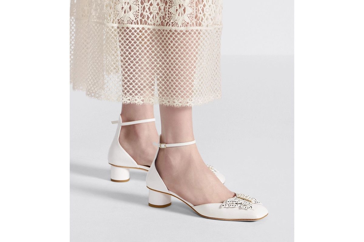 Dior o1bcso1str0225 Tale Pump in White Size US 8 / IT 38 - 7 Thumbnail