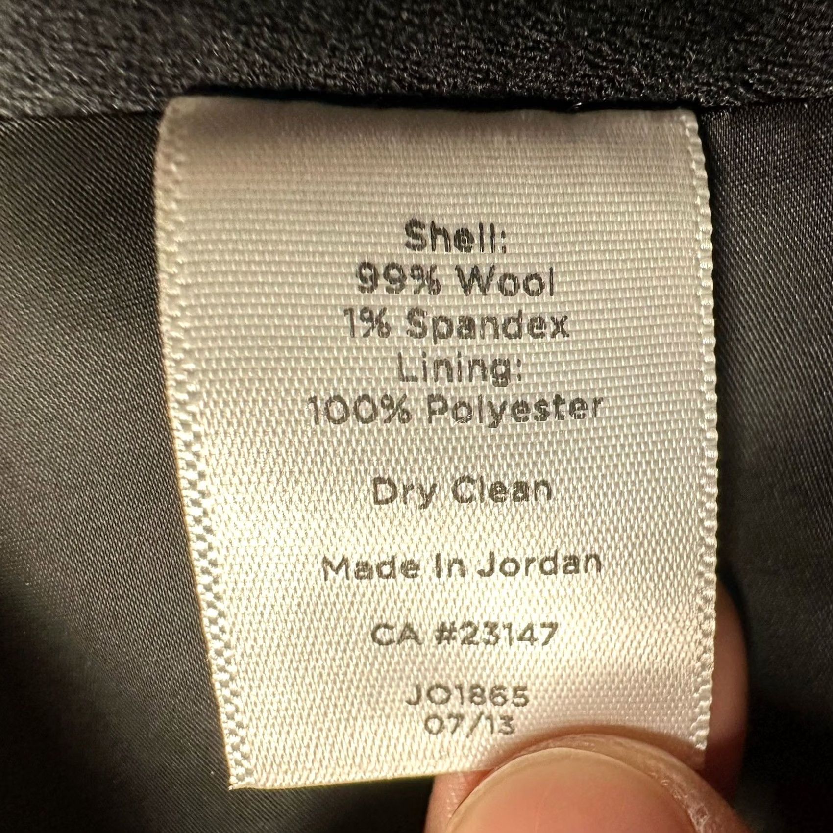 Talbots Talbots Dress Pants Womens 14 Black Heritage Wool Trousers Career Straight Leg Size 36" / US 14 / IT 50 - 5 Thumbnail