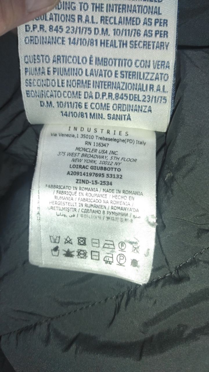 Moncler MONCLER LOIRAC DOWN PUFFER JACKET COAT SIZE 3 IN GRAY Size US L / EU 52-54 / 3 - 8 Thumbnail