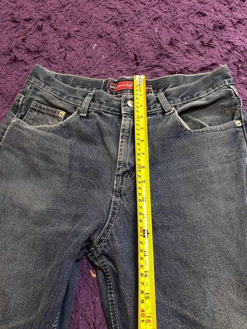 Levi's streetwear jeans pants Levi's 501 Y2K vintage Size US 33 - 15 Thumbnail
