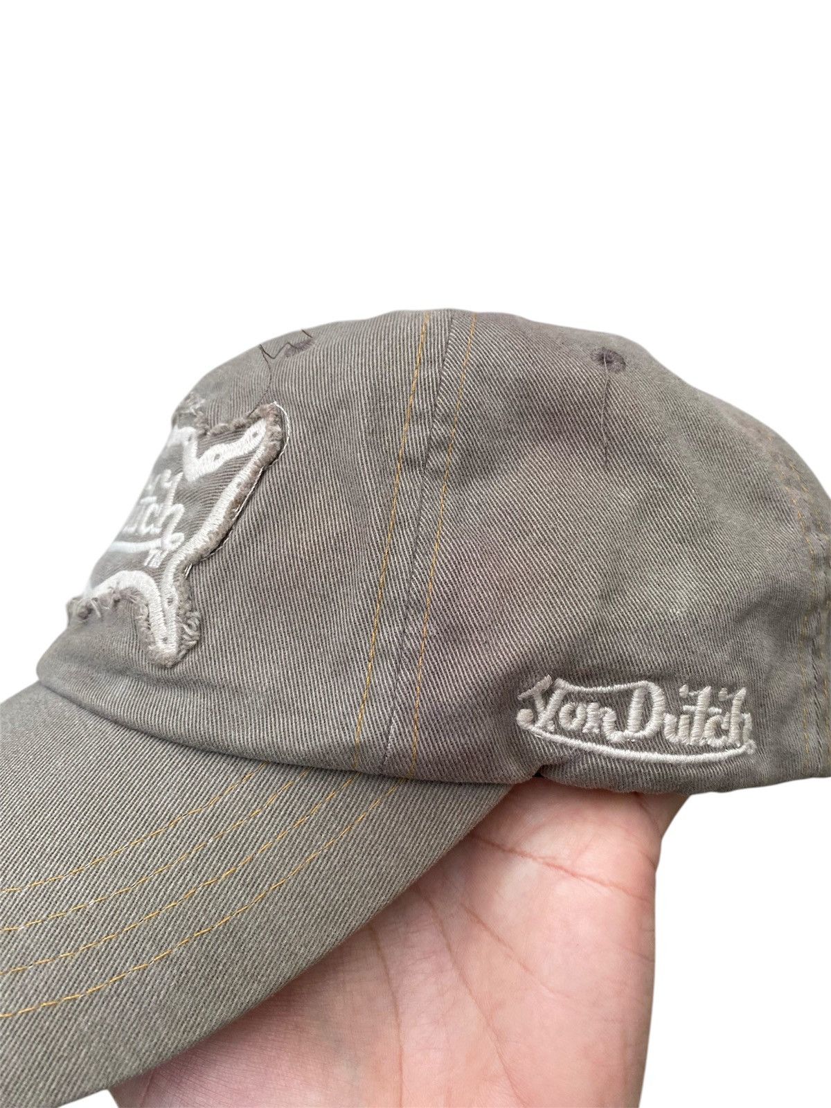 Von Dutch Limited Edition Von Dutch Distressed Hat Size ONE SIZE - 4 Thumbnail