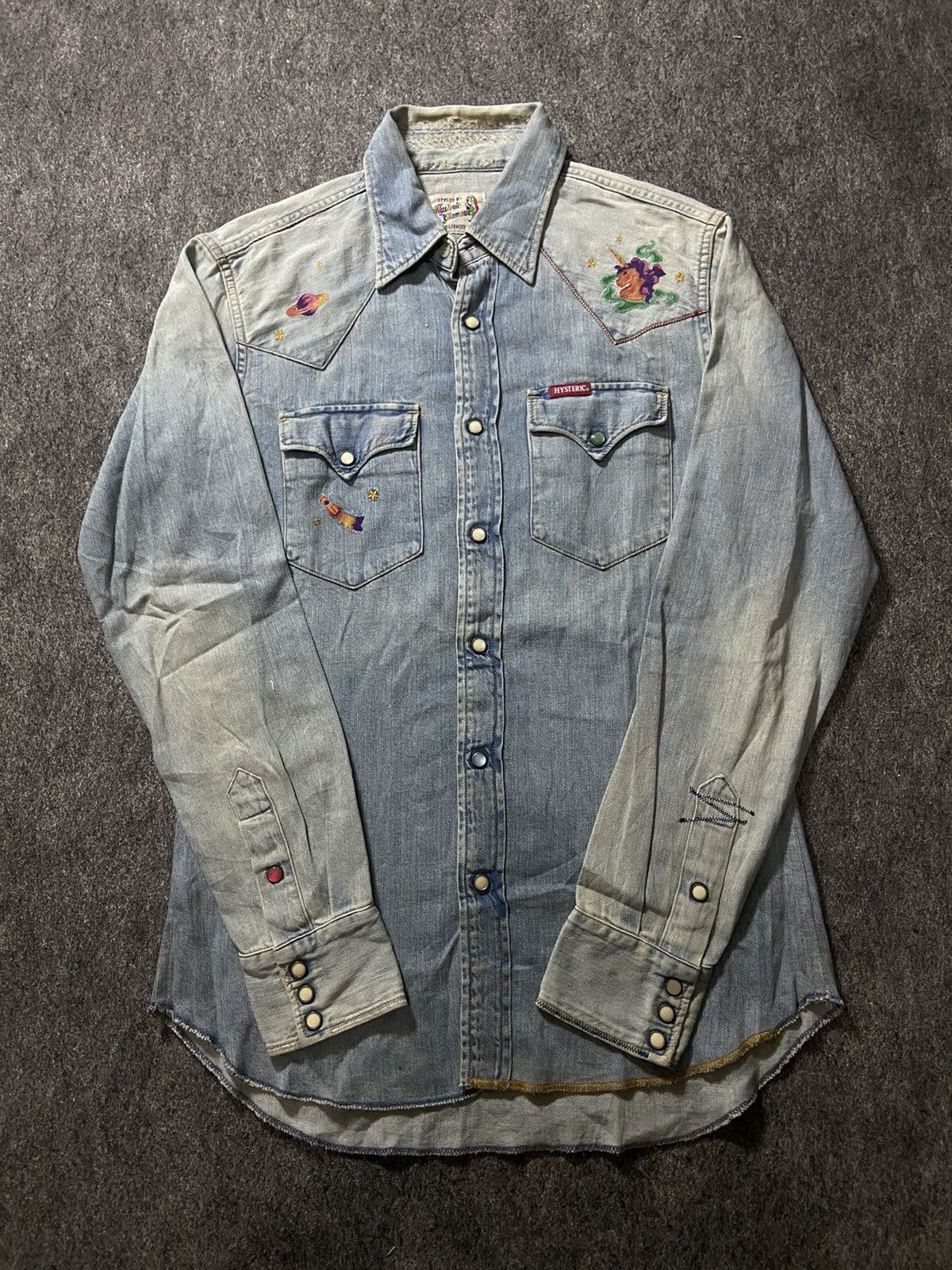 Hysteric Glamour × Japanese Brand Vintage hysteric glamour denim shirt women Size M / US 6-8 / IT 42-44 - 1 Thumbnail