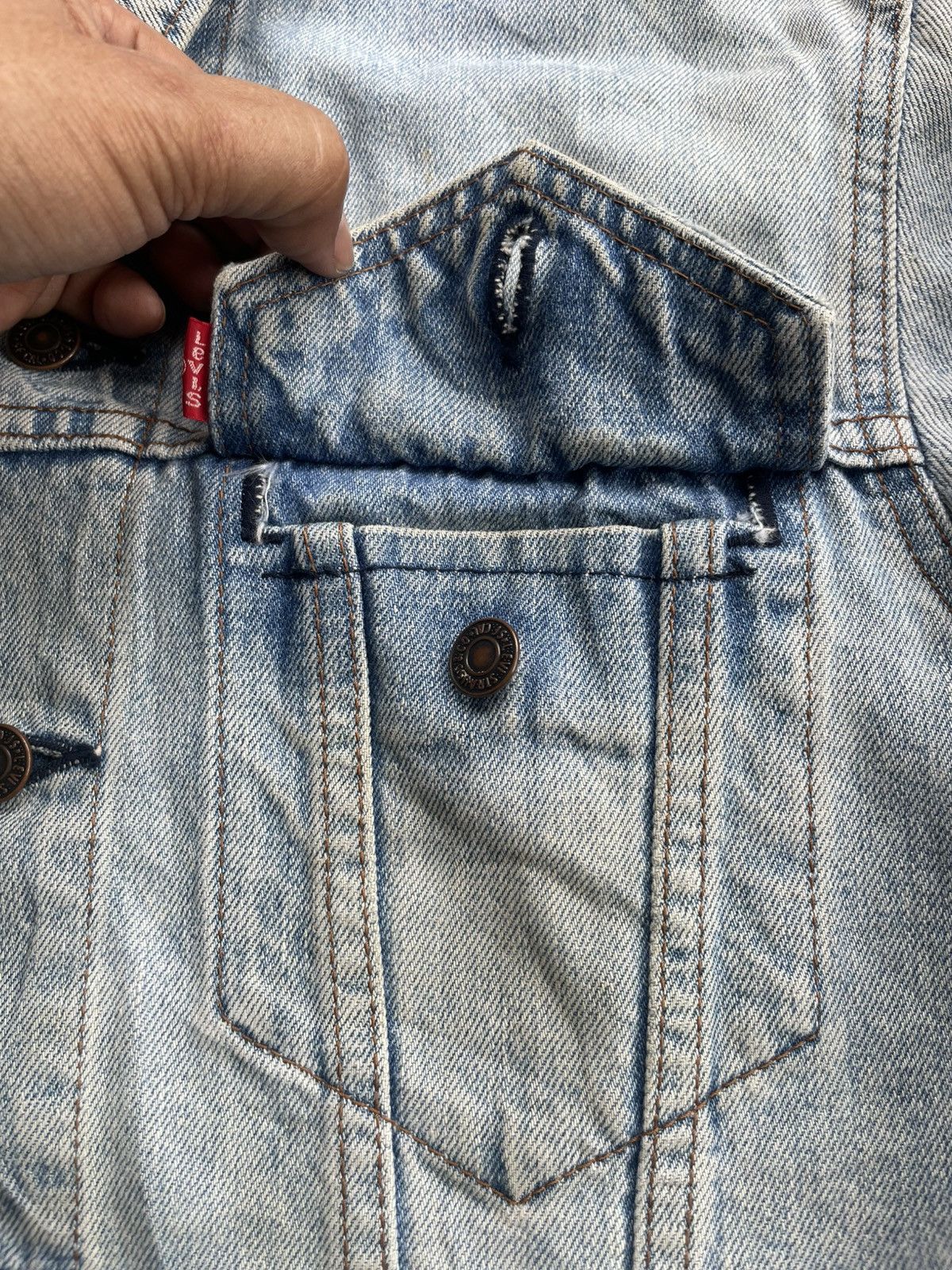Levi's Vintage 1991 Levis 70504 Denim Jacket Size US M / EU 48-50 / 2 - 13 Thumbnail