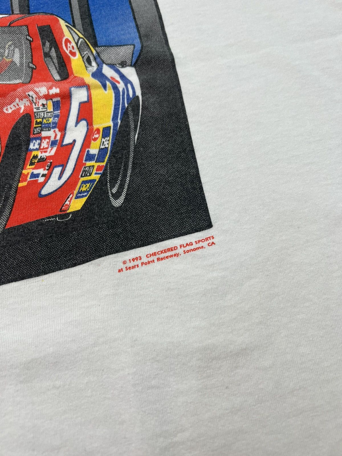 NASCAR Vintage NASCAR Ricky Rudd Tide Tee Size US XL / EU 56 / 4 - 5 Thumbnail