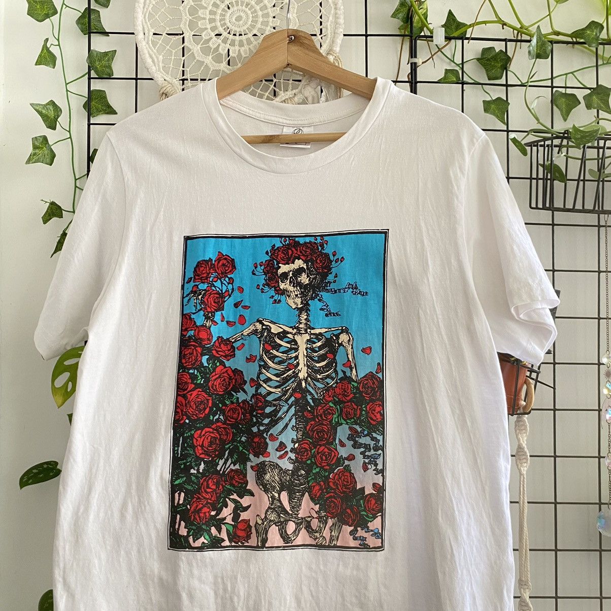 Grateful Dead Grateful Dead Skull And Roses Rock Band ERD GRUNGE VINTAGE T Size US L / EU 52-54 / 3 - 2 Thumbnail