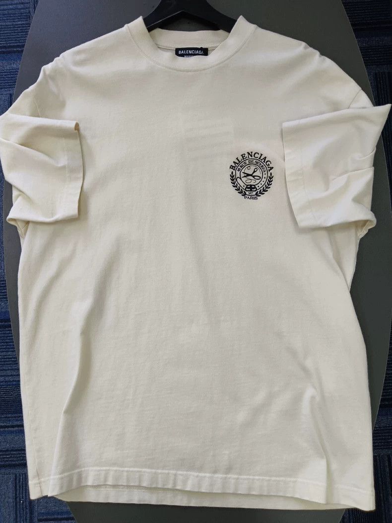 Balenciaga Printed Logo Short Sleeve Tee - dmc