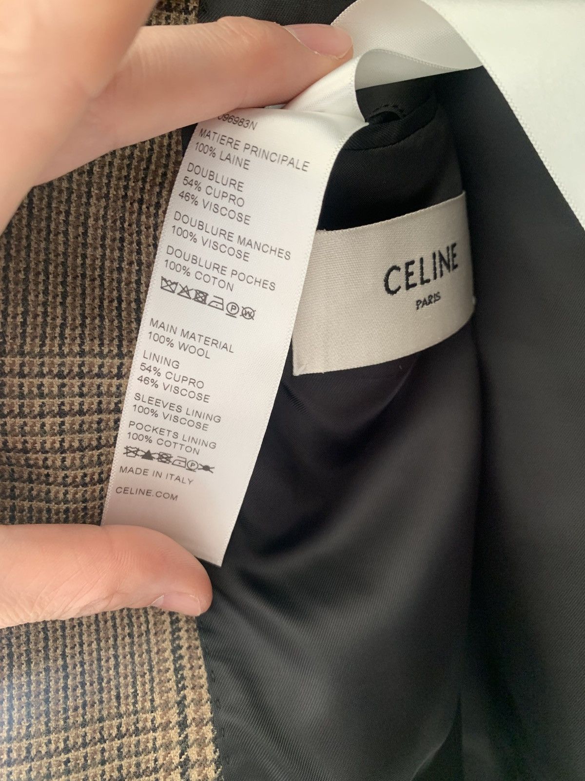 Celine celine 20AW Rectangle JACKET 50 but fit like 52 Size 42R - 2 Thumbnail