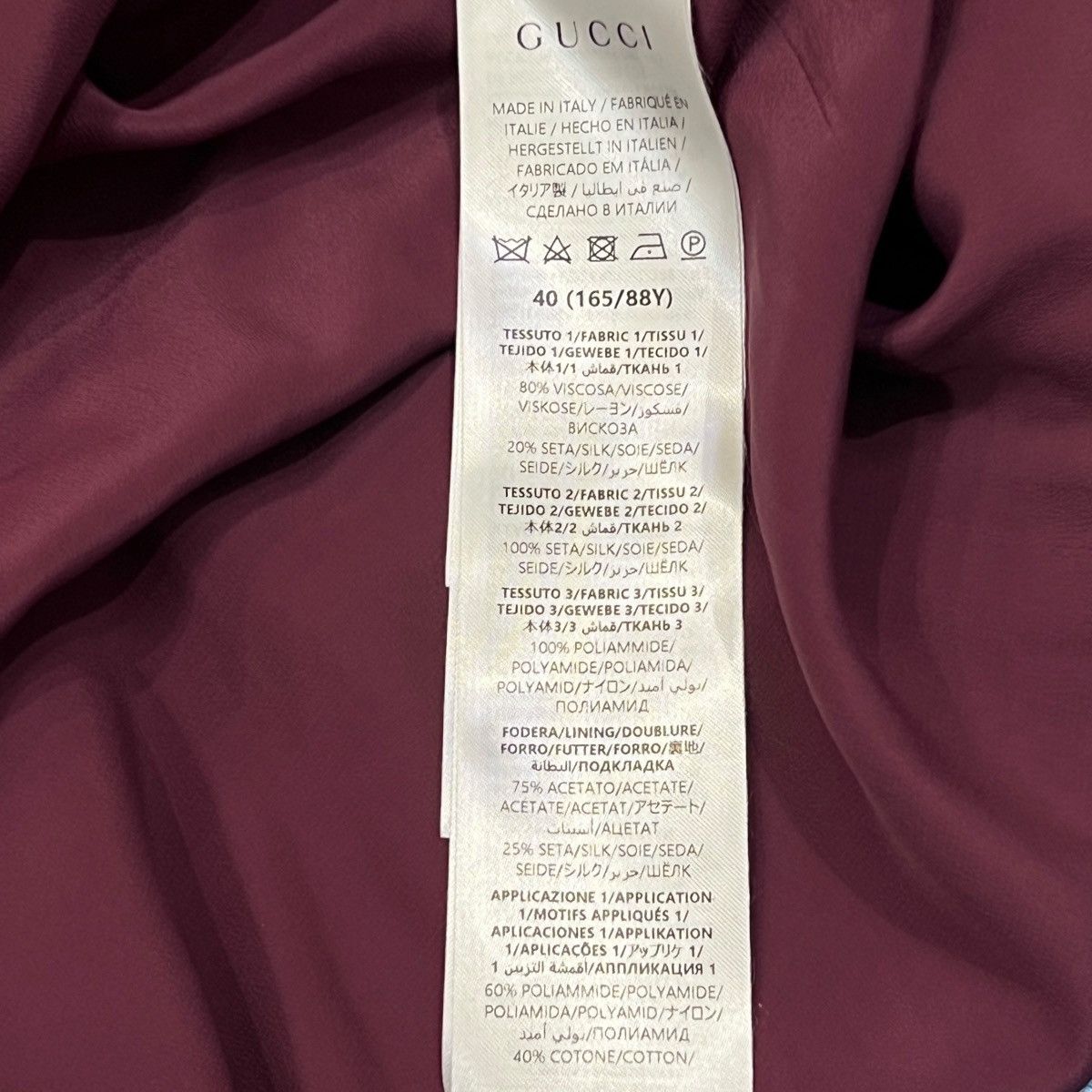 Gucci GUCCI 2024AW LOOK22 Velours Dress Size S / US 4 / IT 40 - 8 Thumbnail