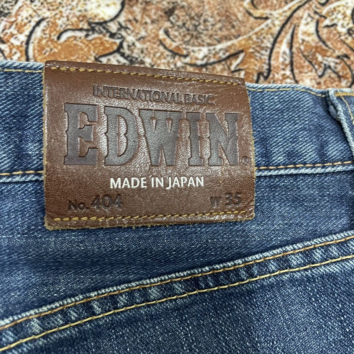 Edwin 🔥Vintage Edwin 404 Washed Regular Fit Distress Denim Jeans Size US 36 / EU 52 - 12 Thumbnail