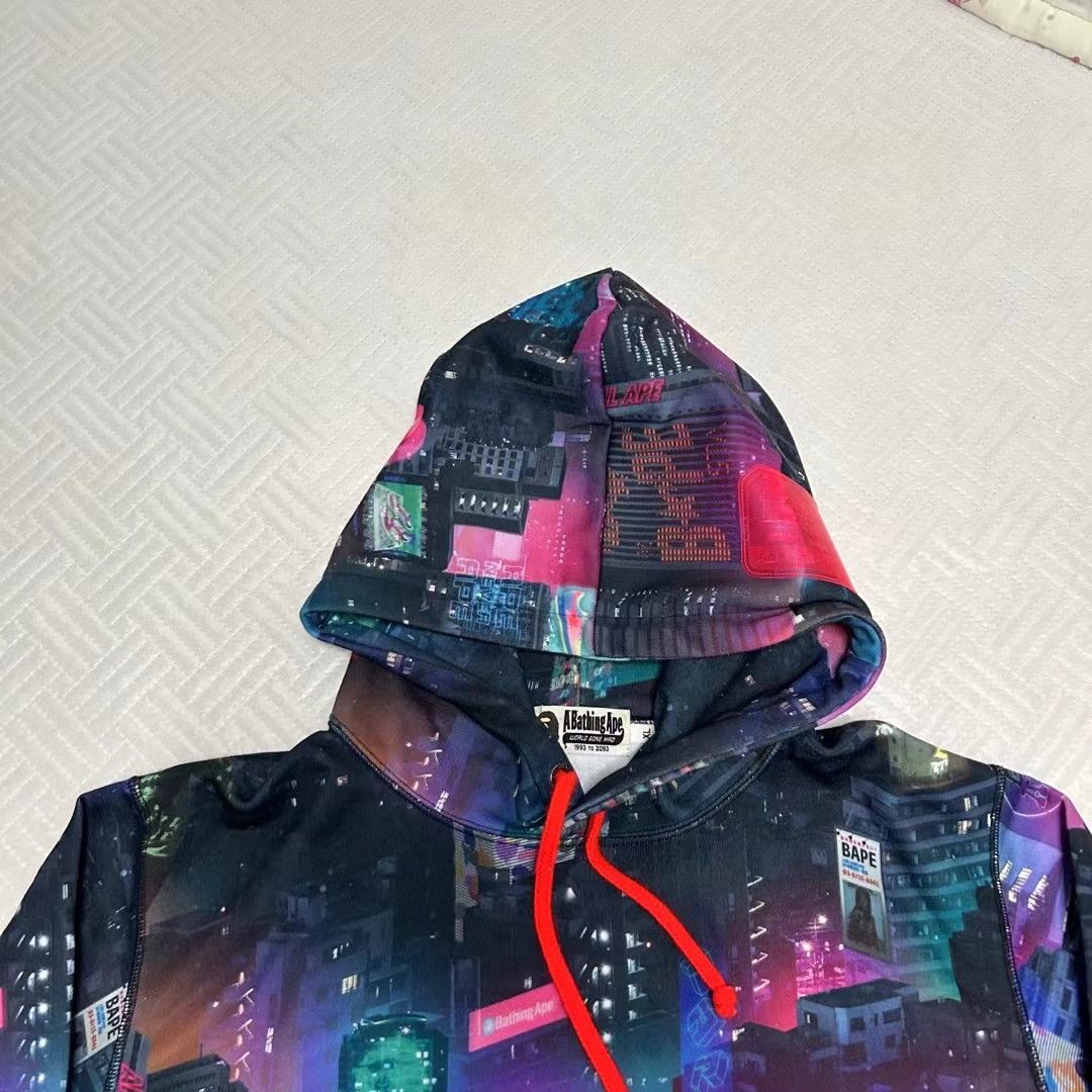 Bape LIMITED SIGHTSEEING HOODIE Size US XL / EU 56 / 4 - 3 Thumbnail