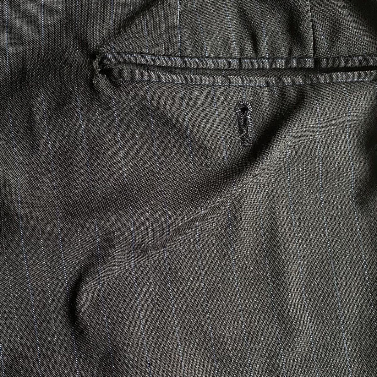 Jil Sander Jil Sander Black/Blue Pinstriped Tailor Suit Set Size US 34 / EU 50 - 11 Thumbnail