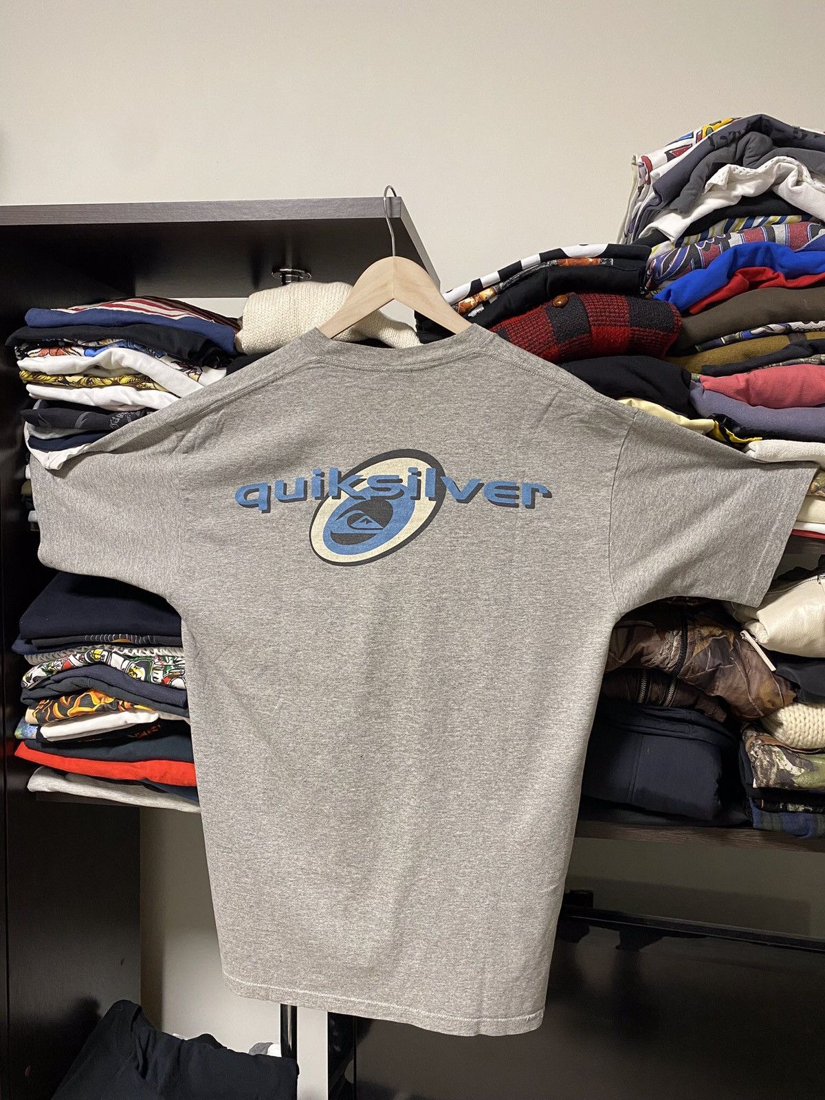 Quiksilver × Vintage Vintage Quiksilver Big Logo TEE Size US XL / EU 56 / 4 - 1 Thumbnail