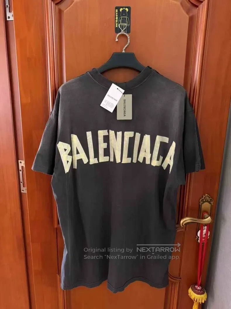 Balenciaga Balenciaga Tape 3B Patchwork Short Sleeve Size US M / EU 48-50 / 2 - 1 Thumbnail