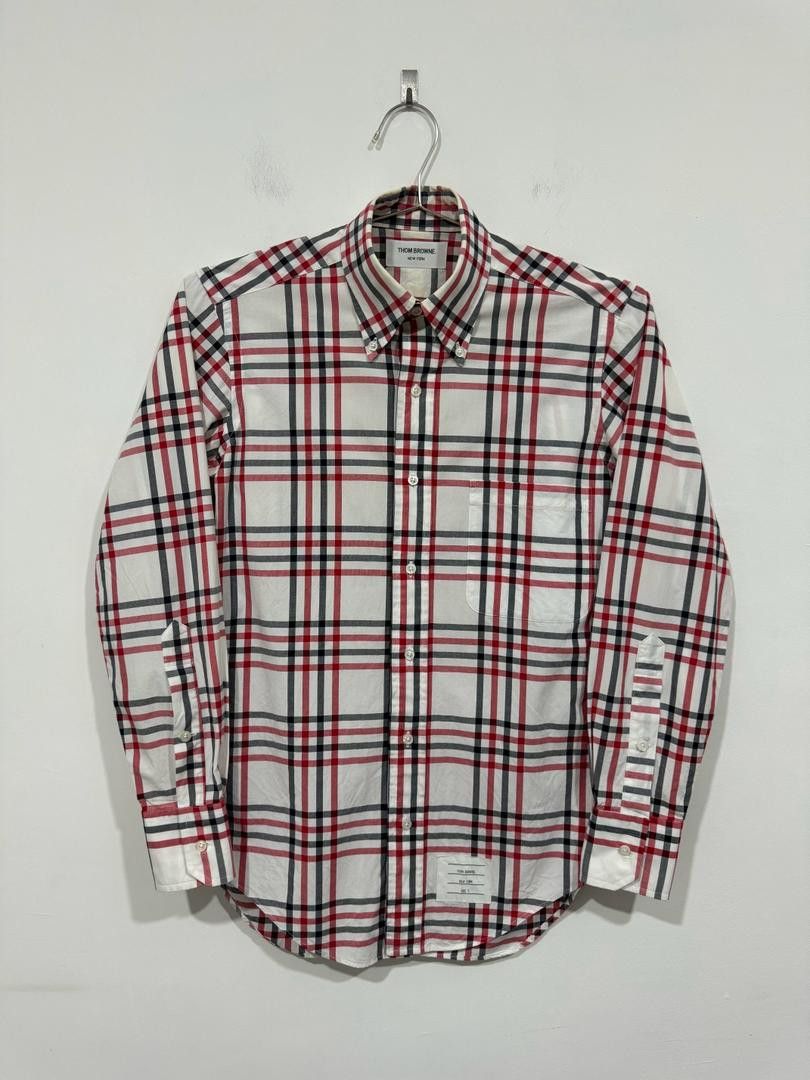 Thom Browne Thom Browne Checkered Shirt Size US S / EU 44-46 / 1 - 1 Thumbnail