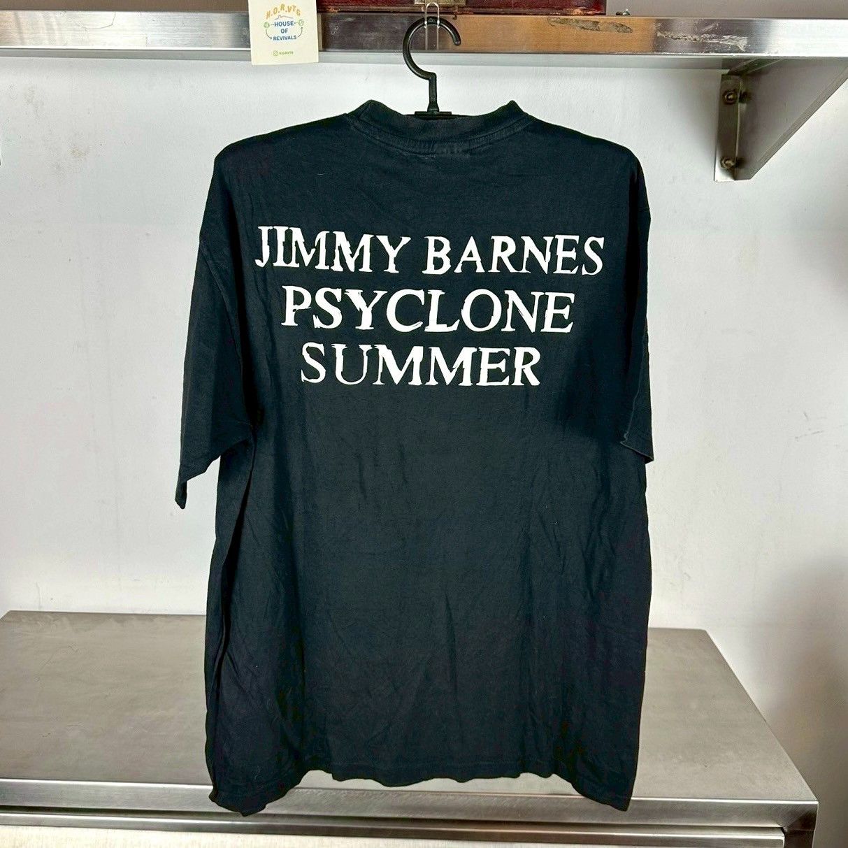 Vintage Vintage 1995 Jimmy Barnes Psyclone Summer Singer T-shirt Size US XL / EU 56 / 4 - 3 Thumbnail